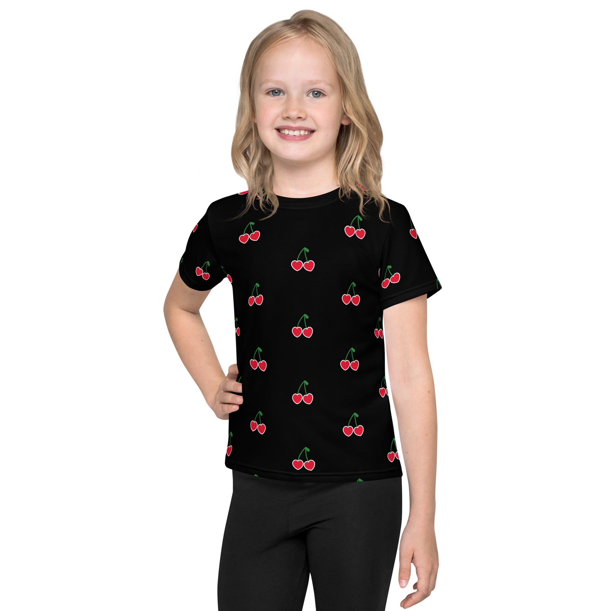 Fruit - Kids crew neck t-shirt (black)