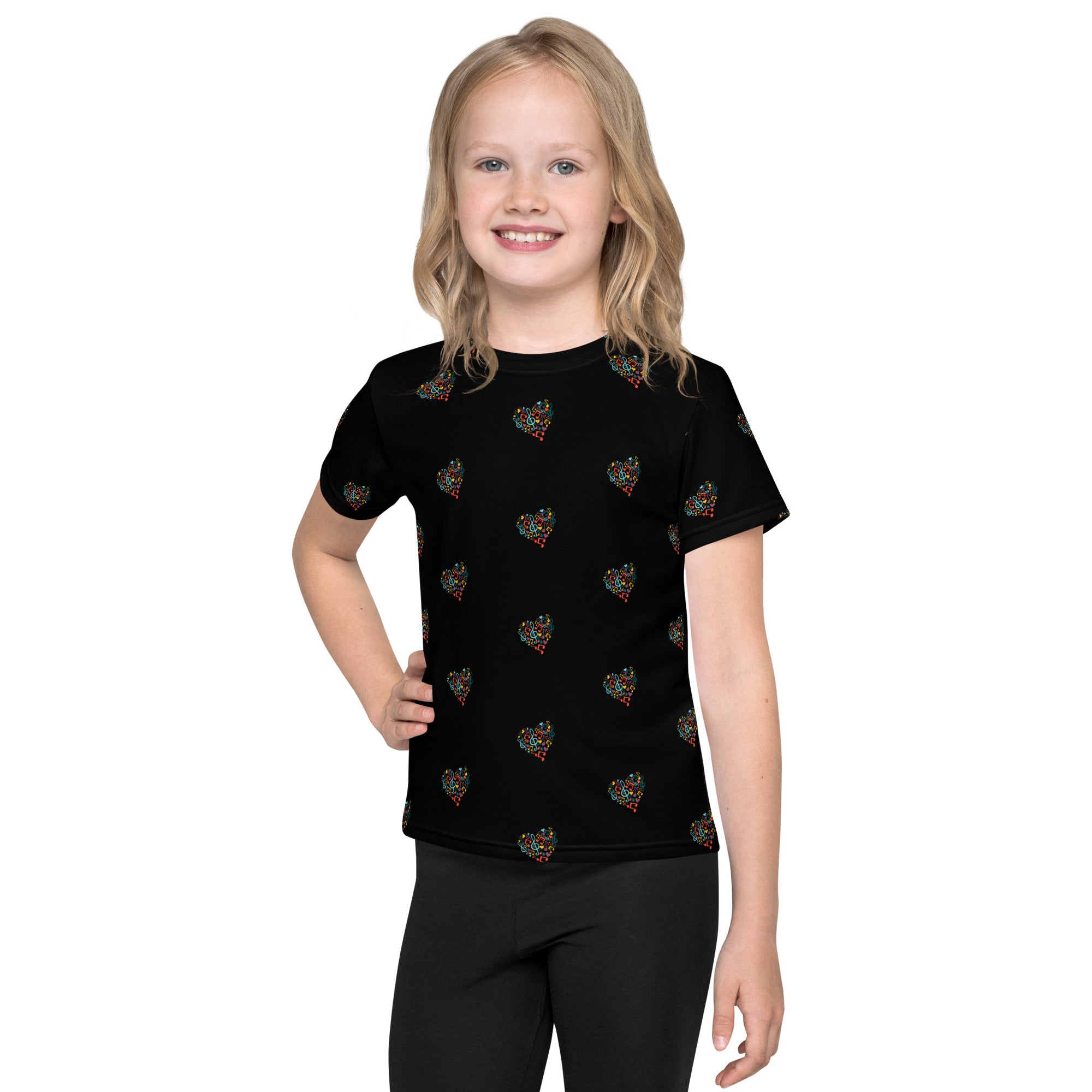 Symphonic Love Notes - Kids crew neck t-shirt (black)