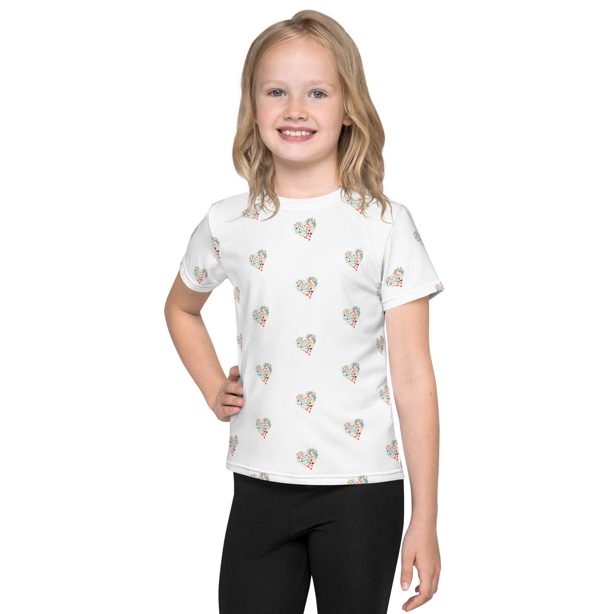 Symphonic Love Notes - Kids crew neck t-shirt (white)