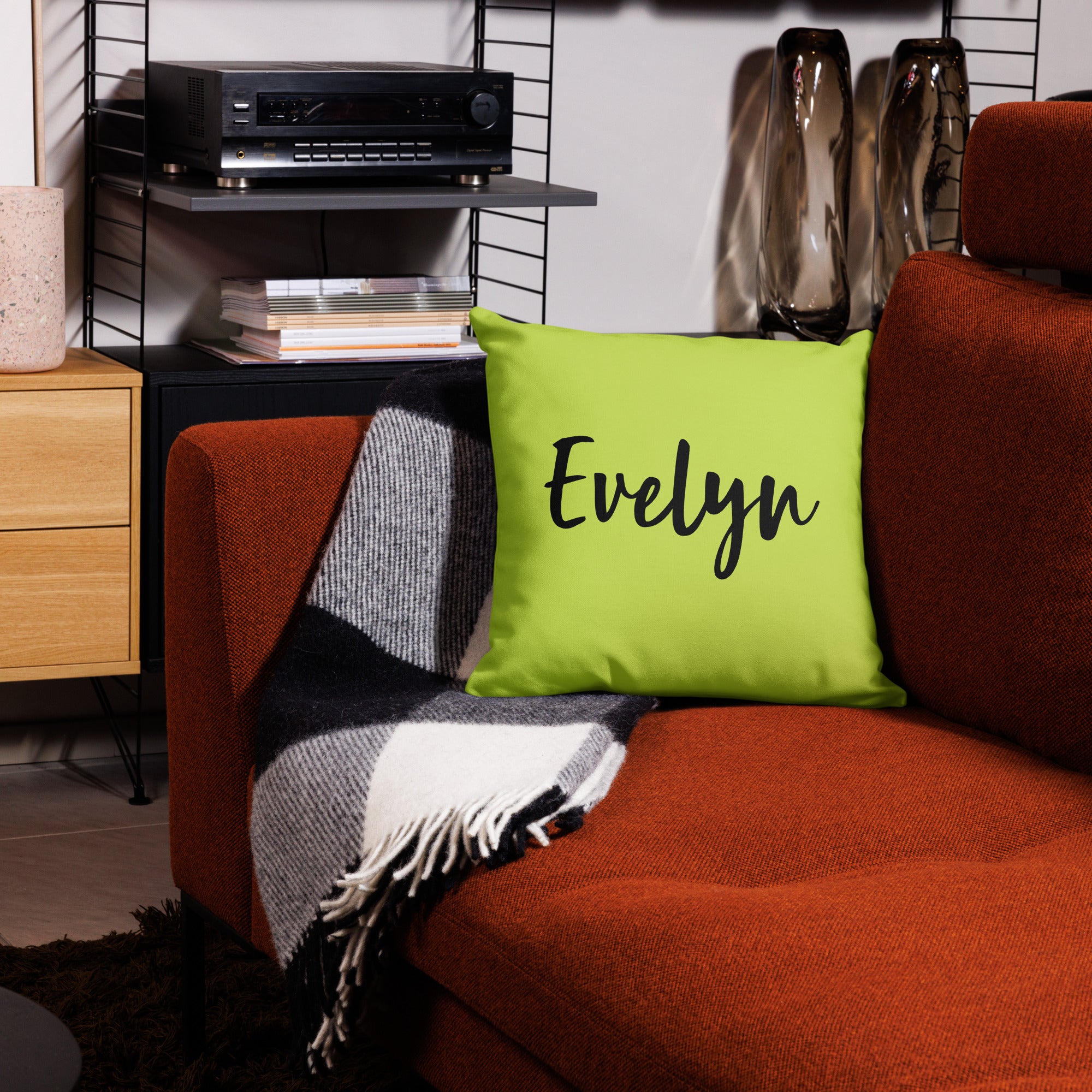 Custom Pillow Personalized - Premium Pillow (Mindaro)