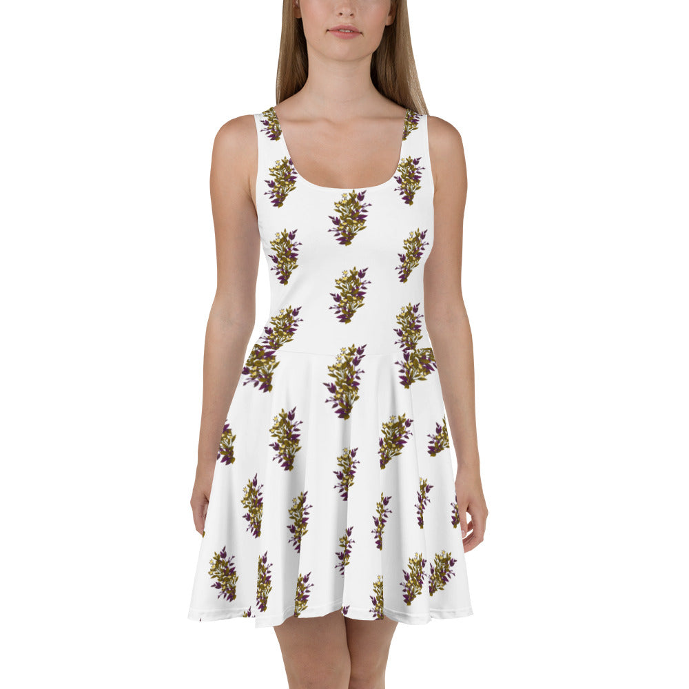 botanical illustration - Skater Dress