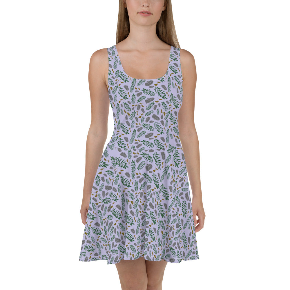 Feathers inspiration - Skater Dress(Melrose)