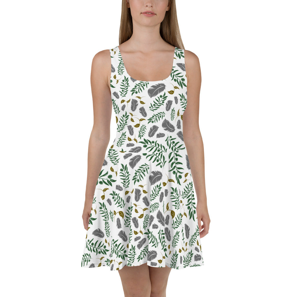 Feathers inspiration - Skater Dress (grace)