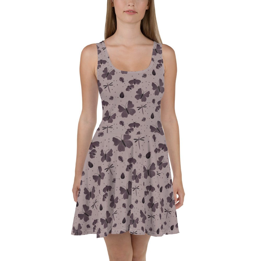 Butterfly Dreams - Skater Dress (Careys Pink)