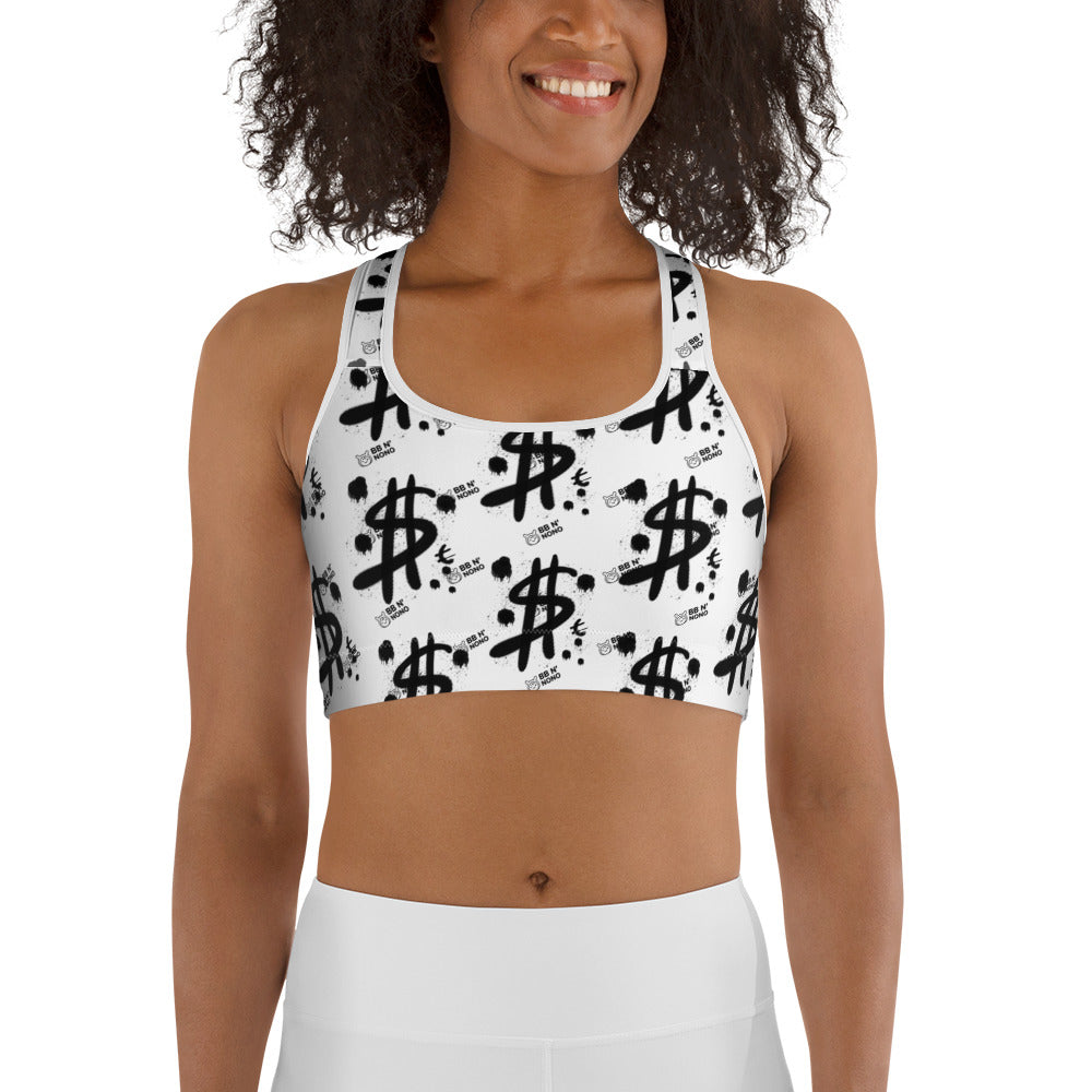 $ = ? - Sports bra (white)