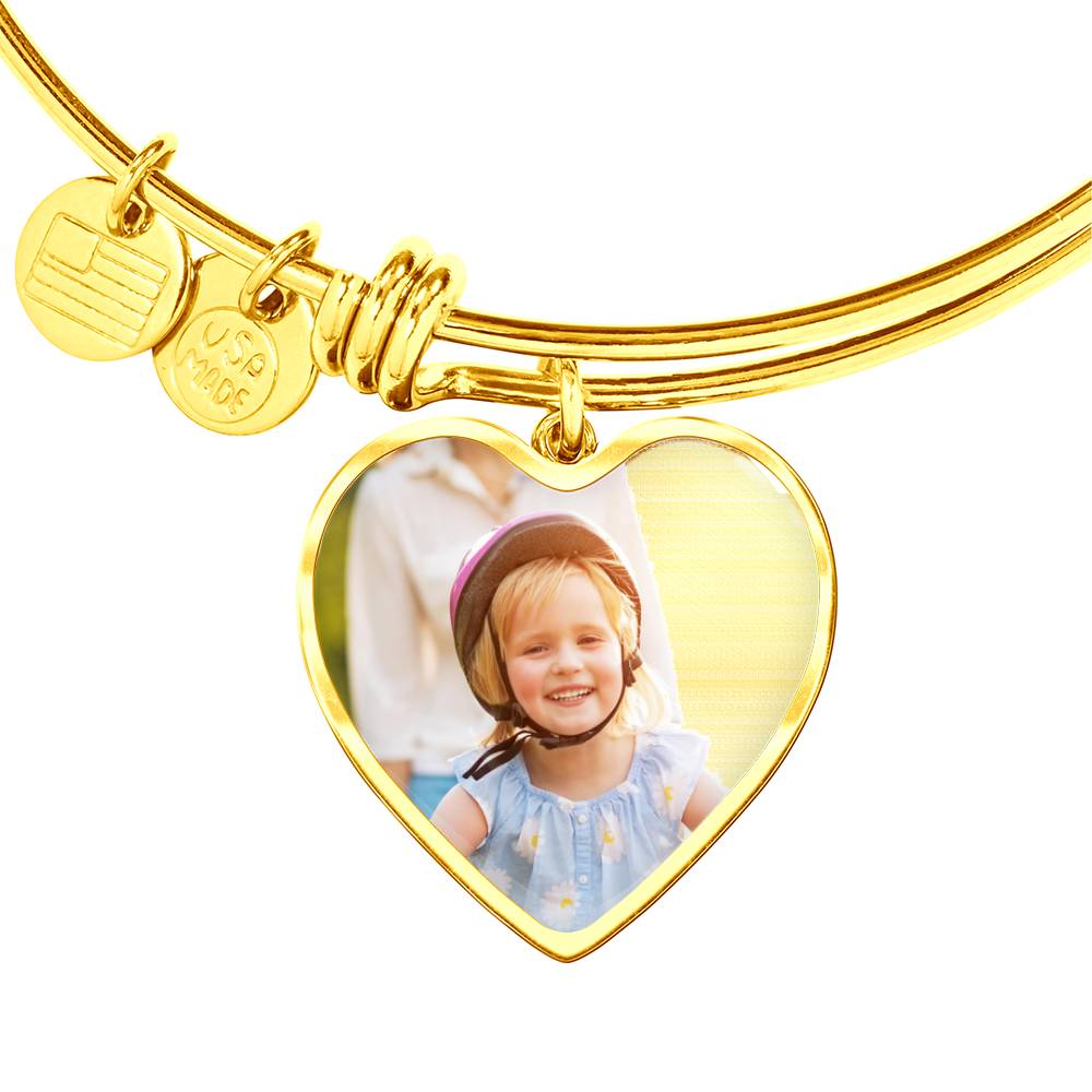 Heart- Adjustable Bangle