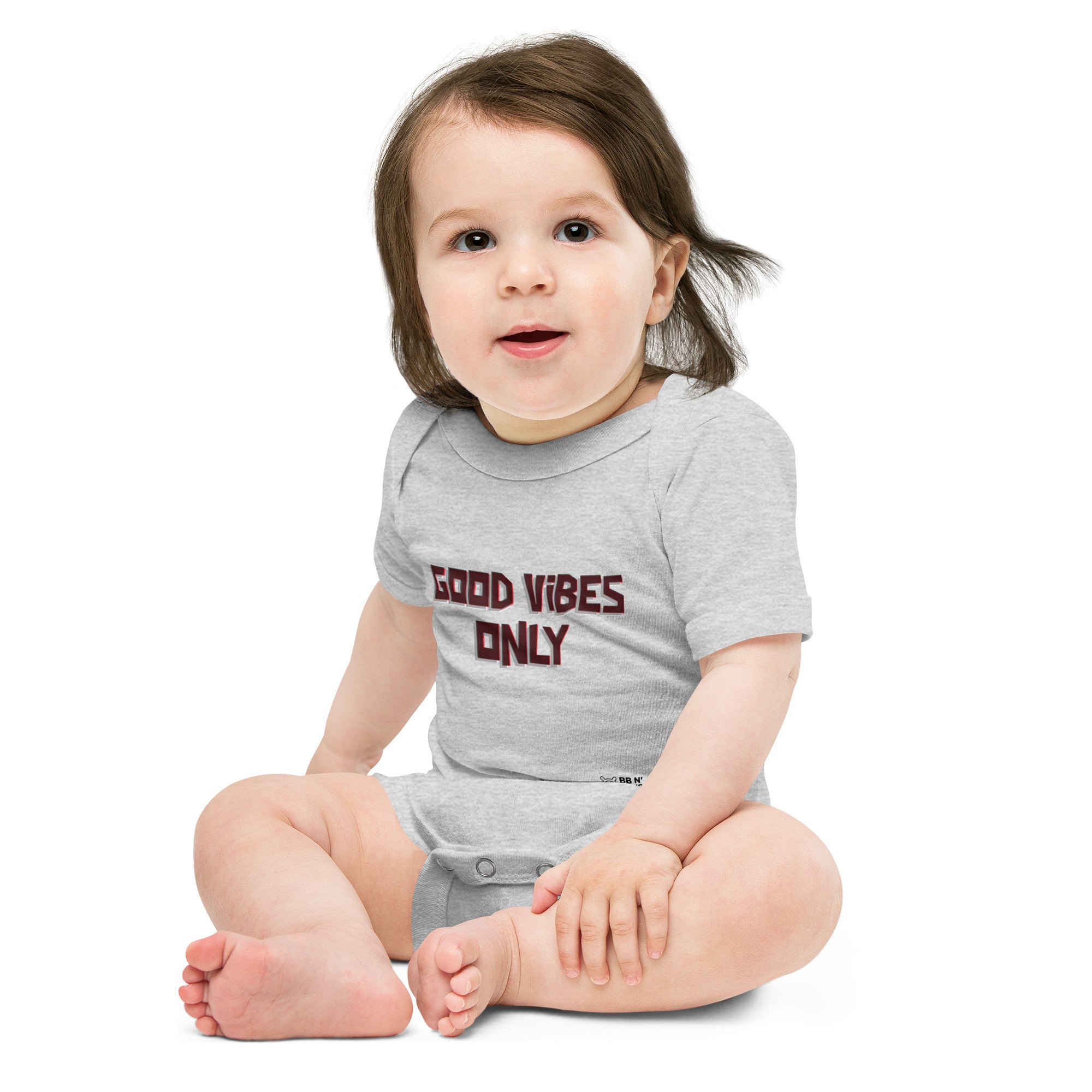 Good vibes only - Baby short sleeve one piece