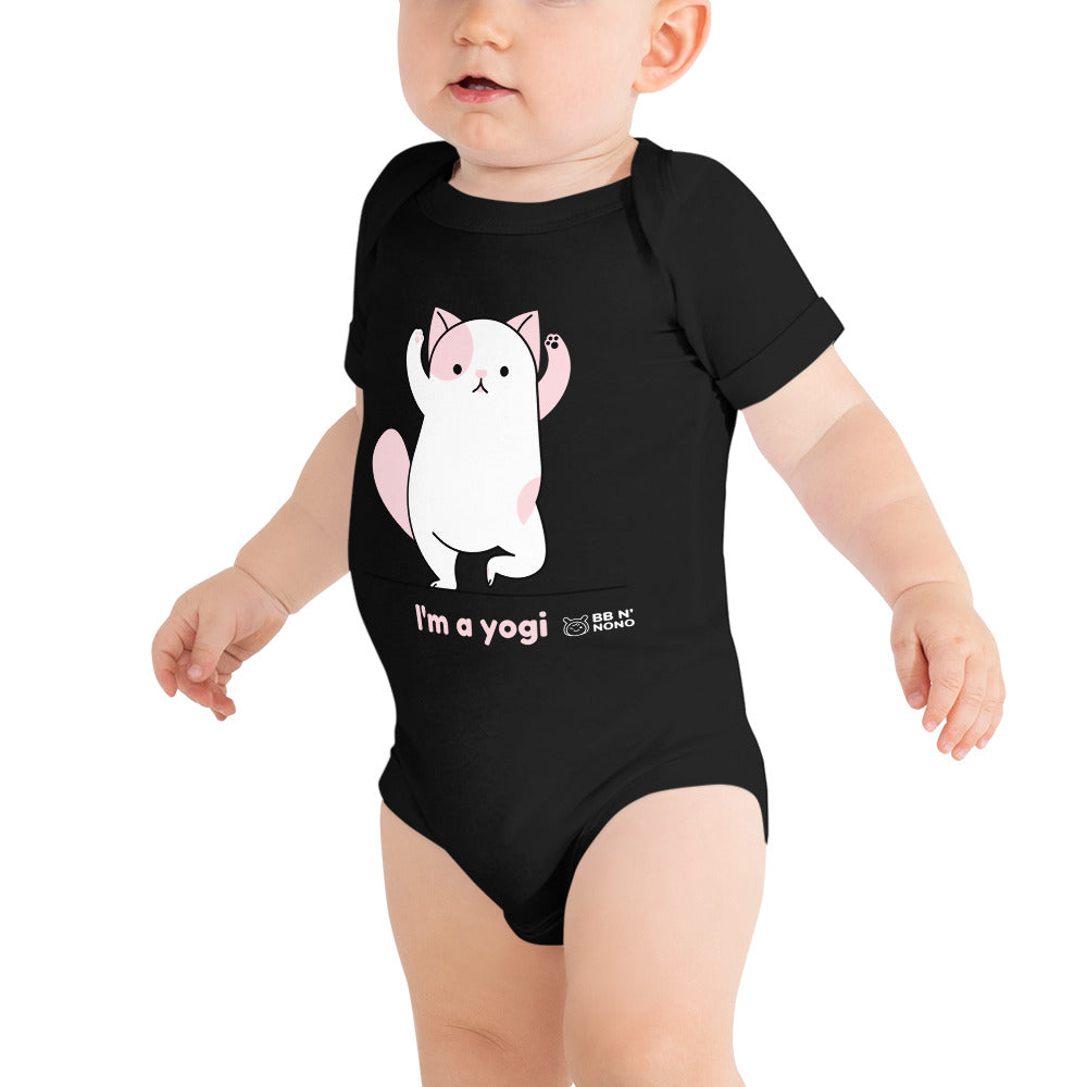 Meow Yogi - Baby short sleeve one piece