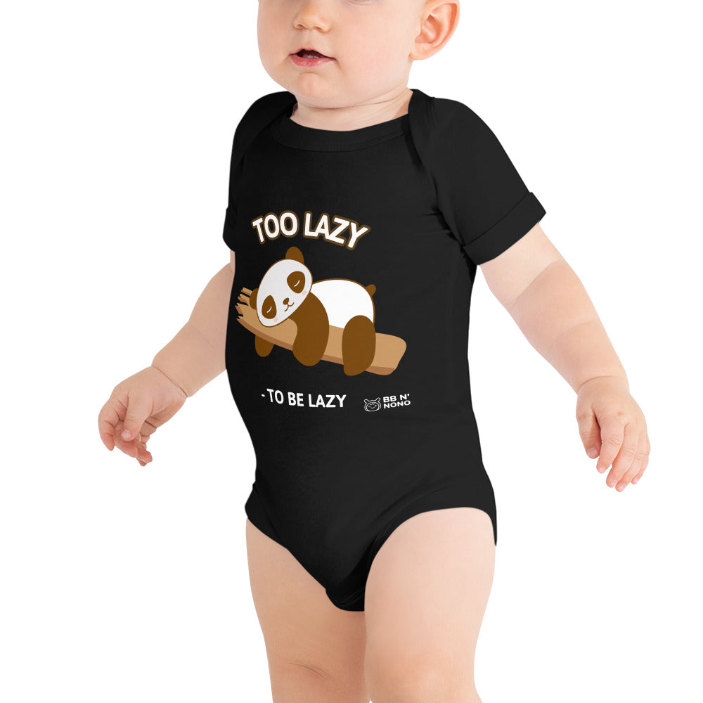 Too lazy to be lazy - Baby short sleeve one piece