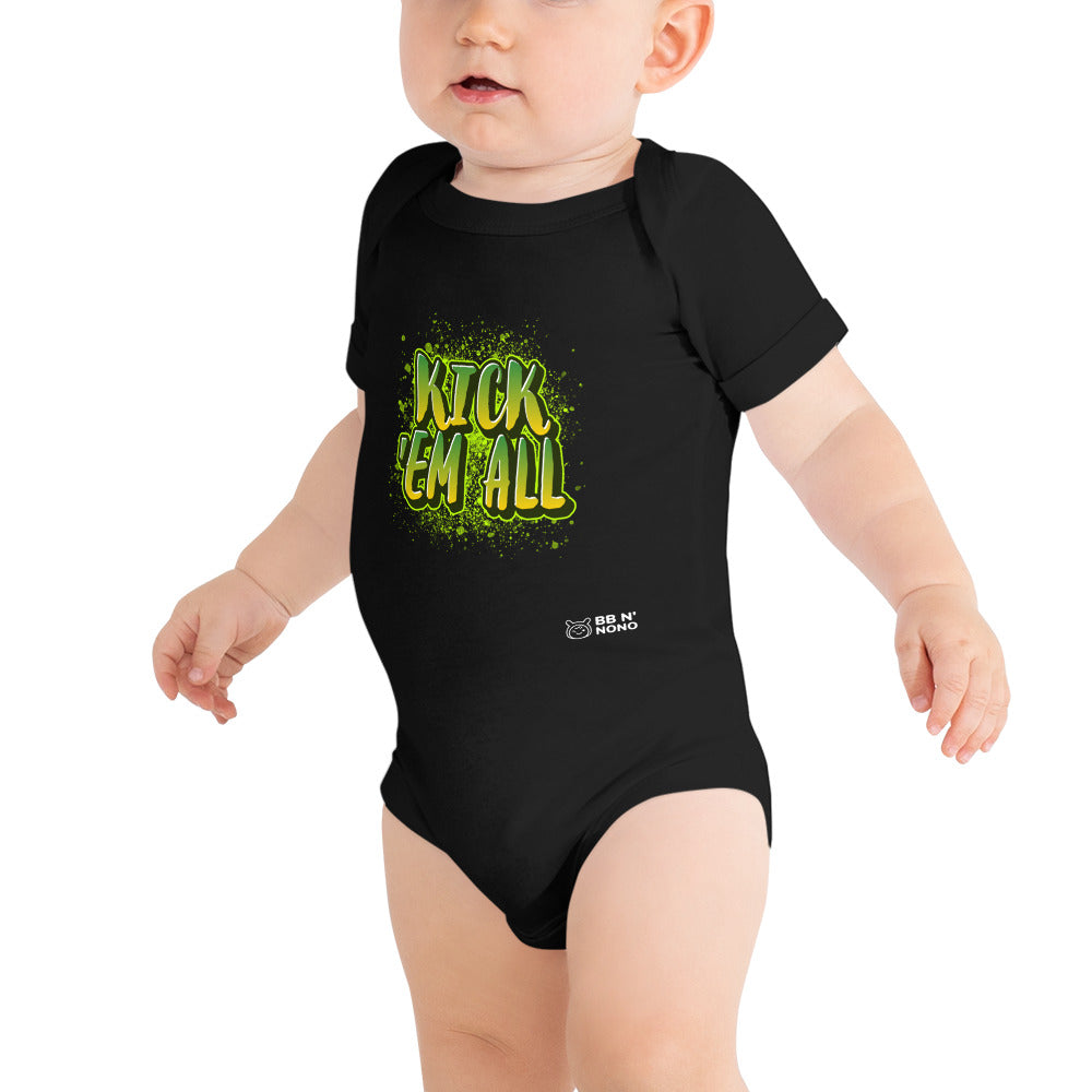Kick'em all - Baby short sleeve one piece
