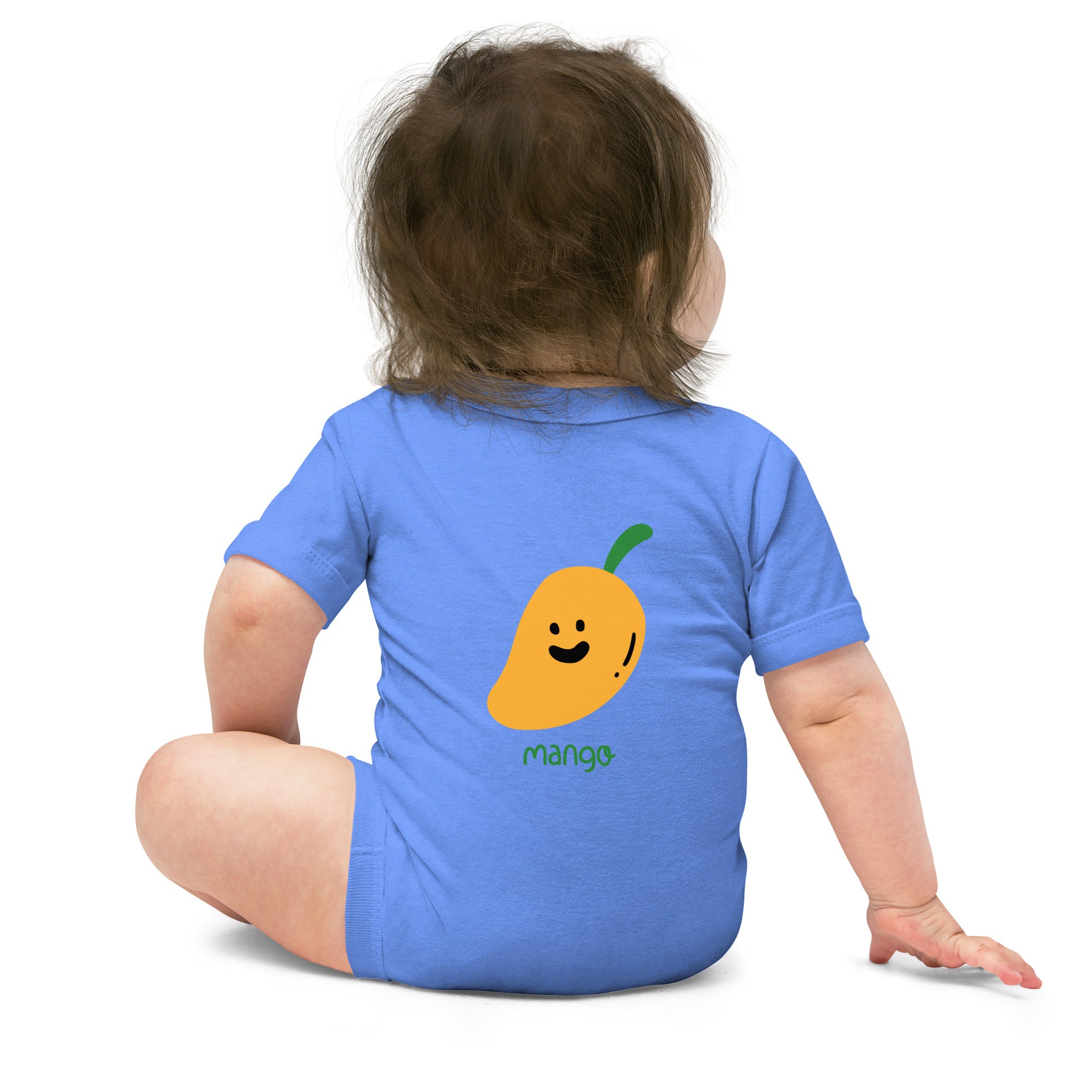 Mango - Baby short sleeve one piece (back print)