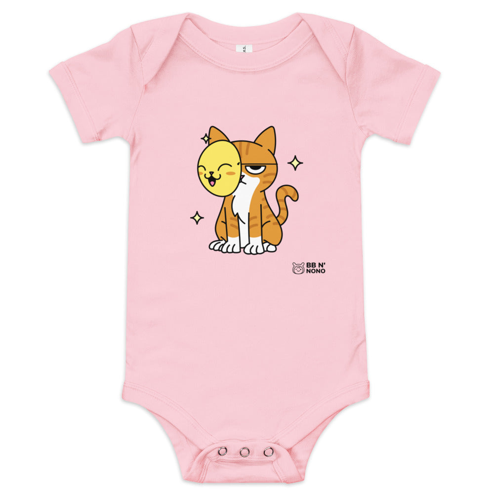Meow at work - Baby short sleeve one piece