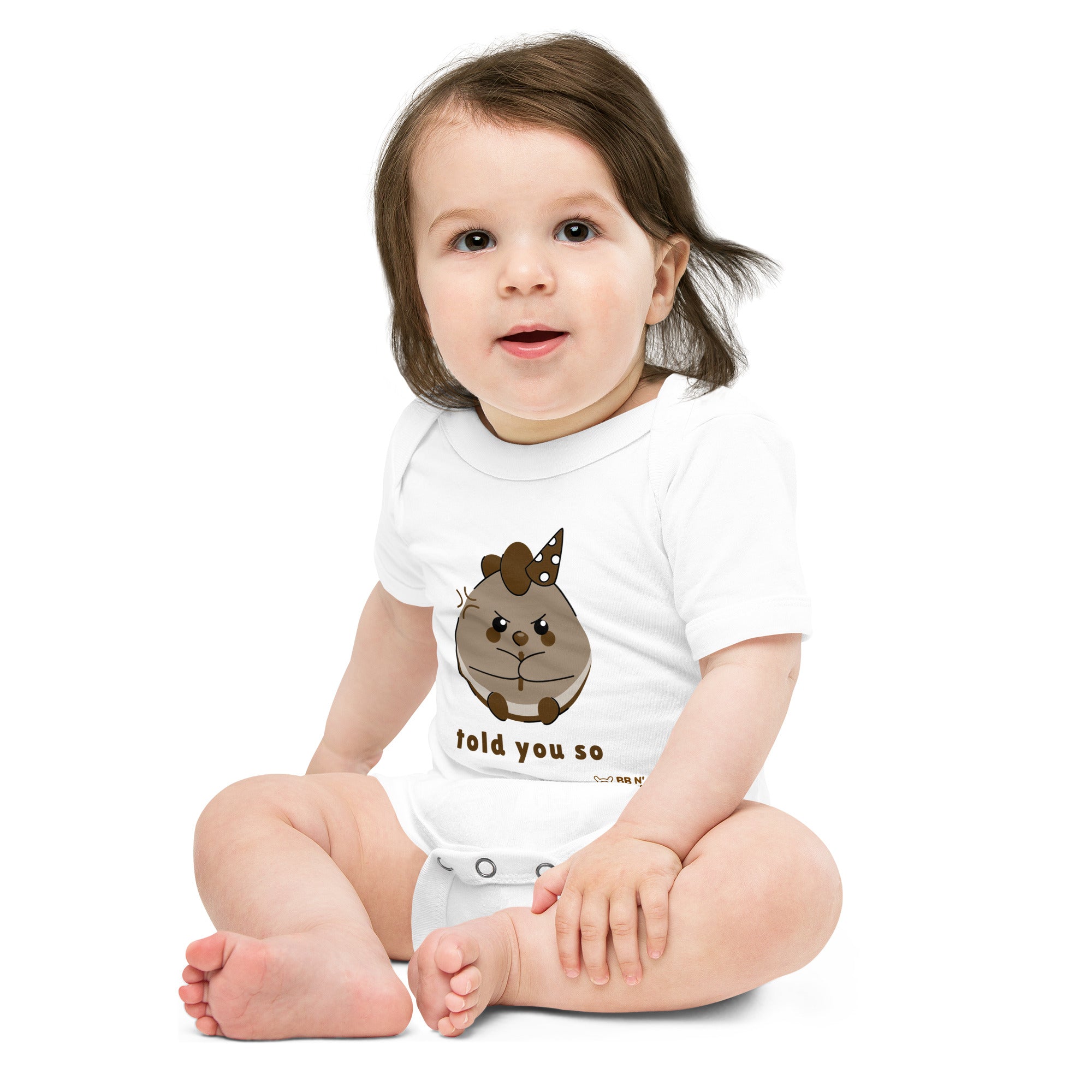 Told you so V - Baby short sleeve one piece