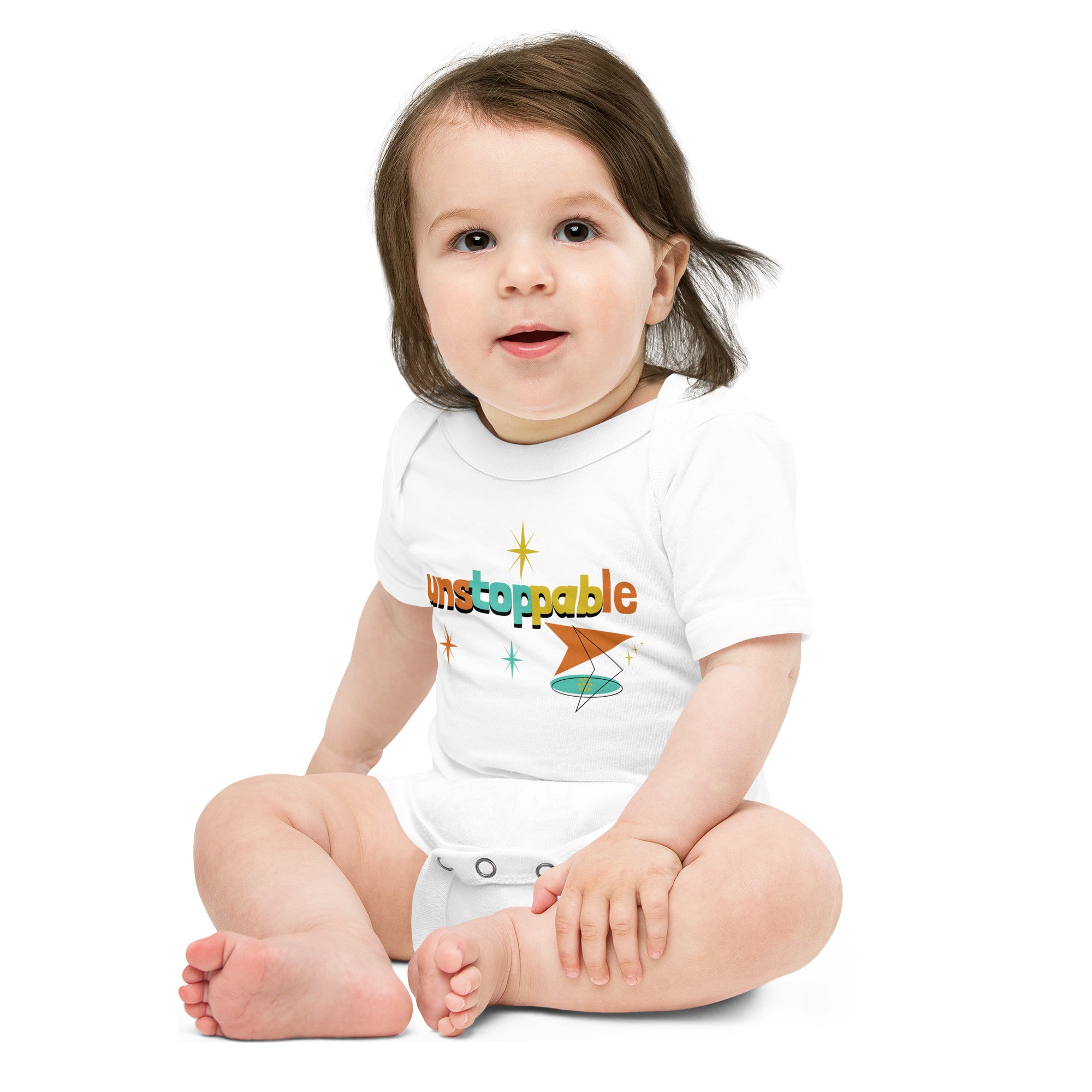 Unstoppable - Baby short sleeve one piece