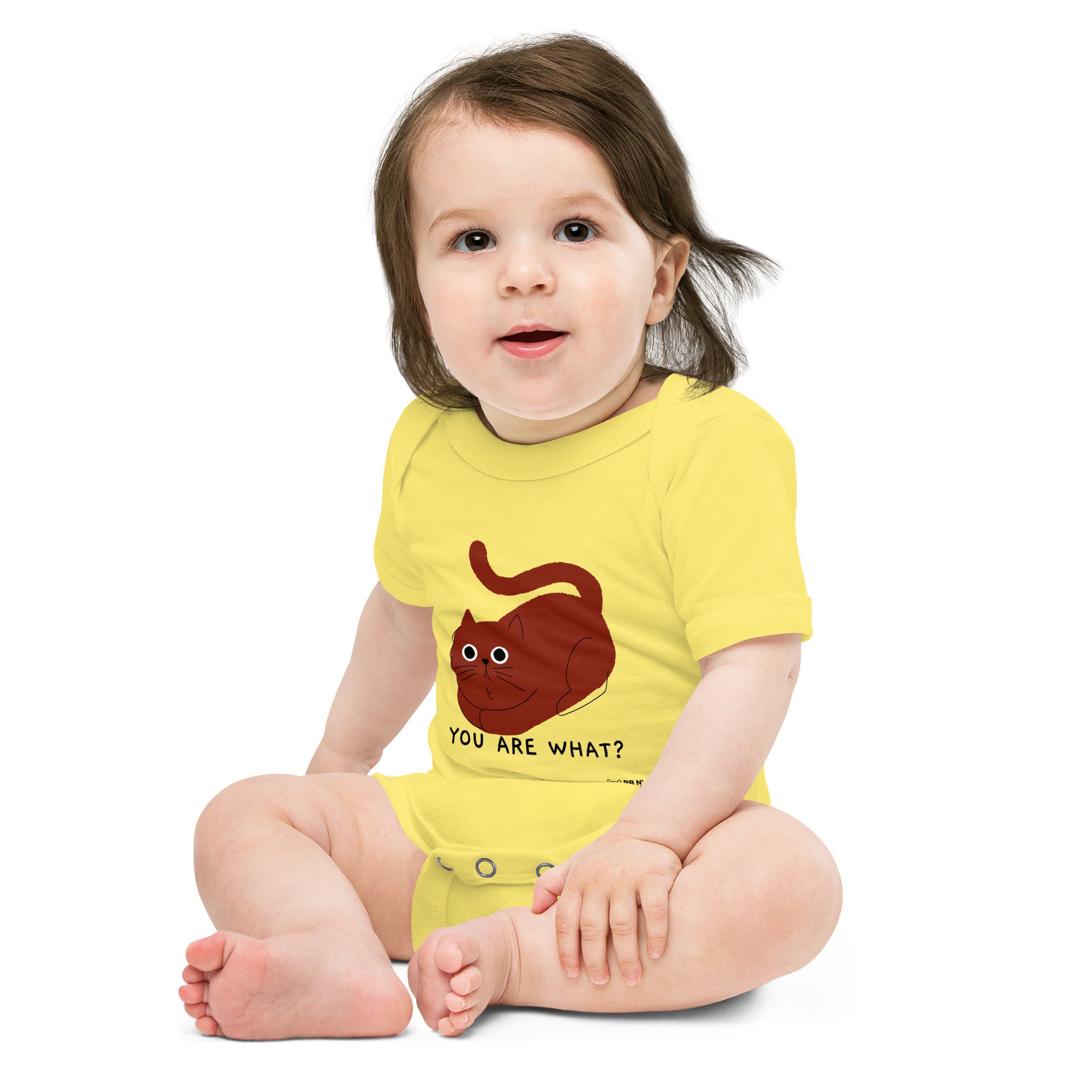 You are what? - Baby short sleeve one piece