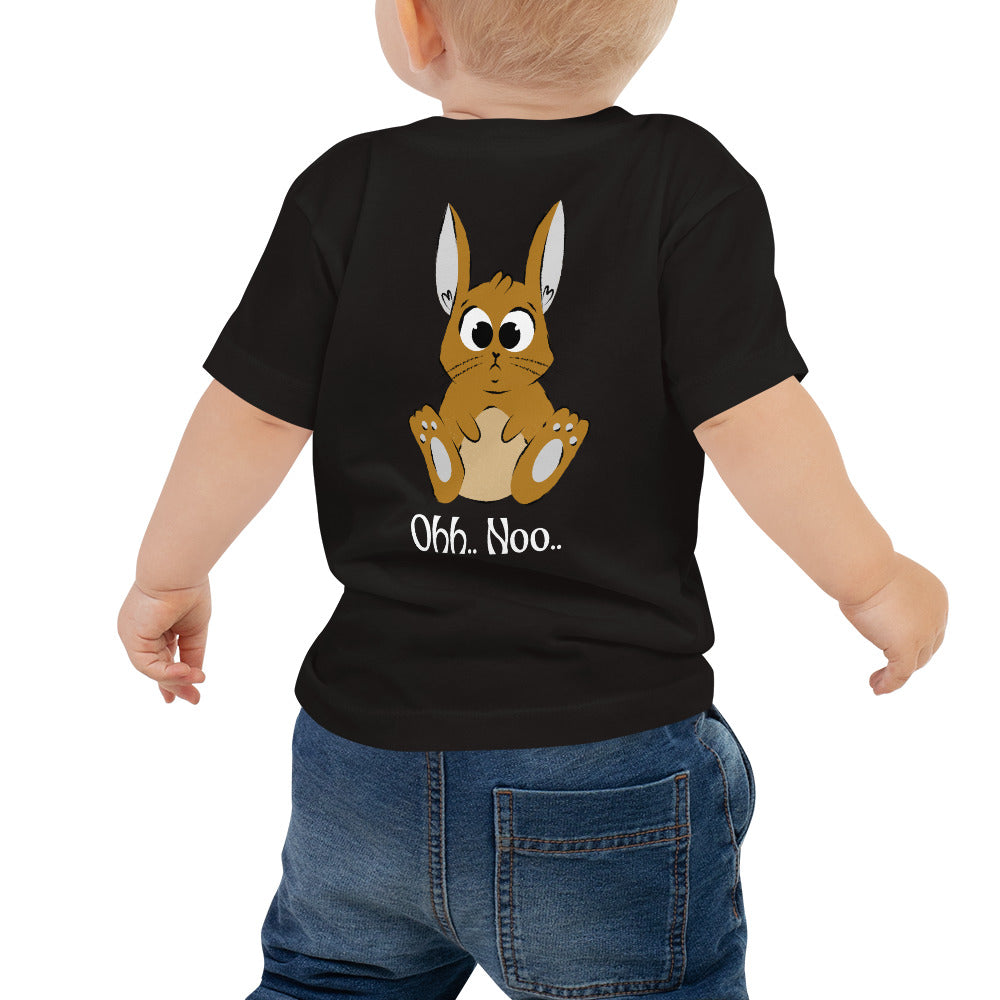 Ohh Noo - Baby Jersey Short Sleeve Tee (back print)