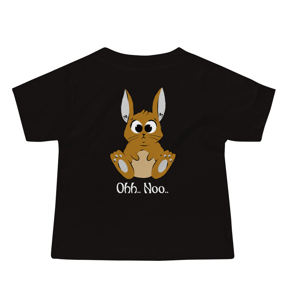 Ohh Noo - Baby Jersey Short Sleeve Tee (back print)