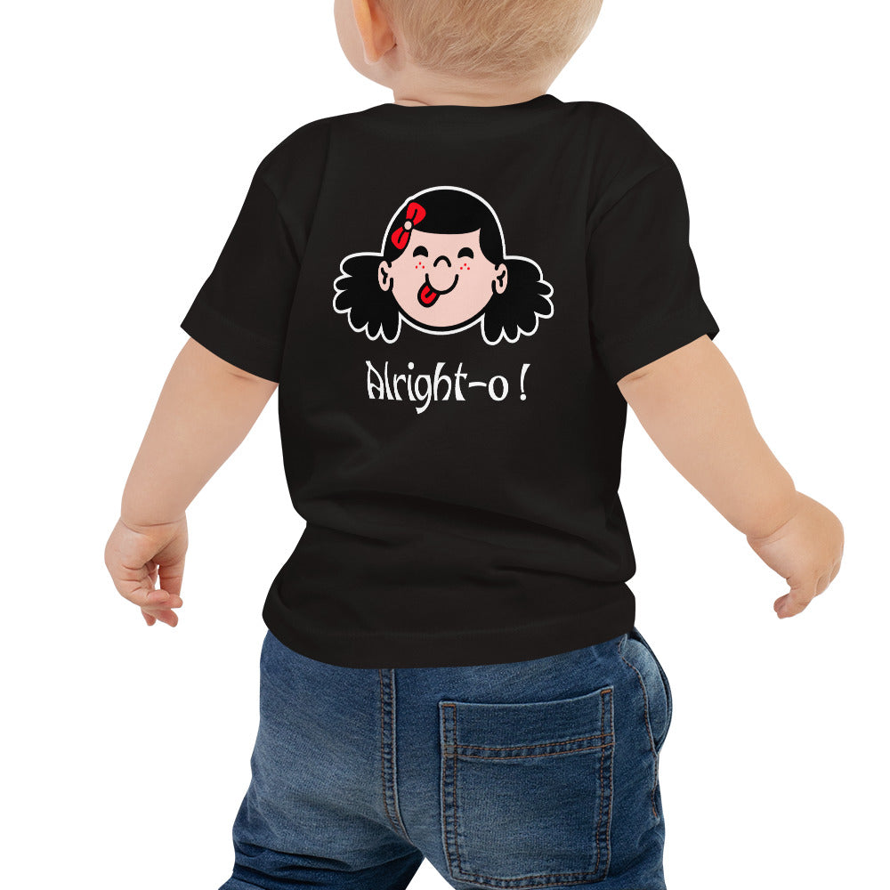 Alright-o! - Baby Jersey Short Sleeve Tee (back print)