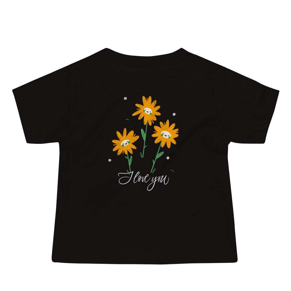 I love You - Baby Jersey Short Sleeve Tee (back print)