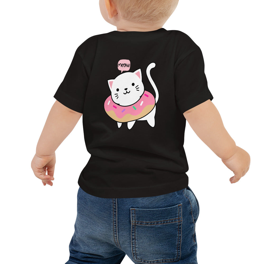 Meow V2 - Baby Jersey Short Sleeve Tee (back print)