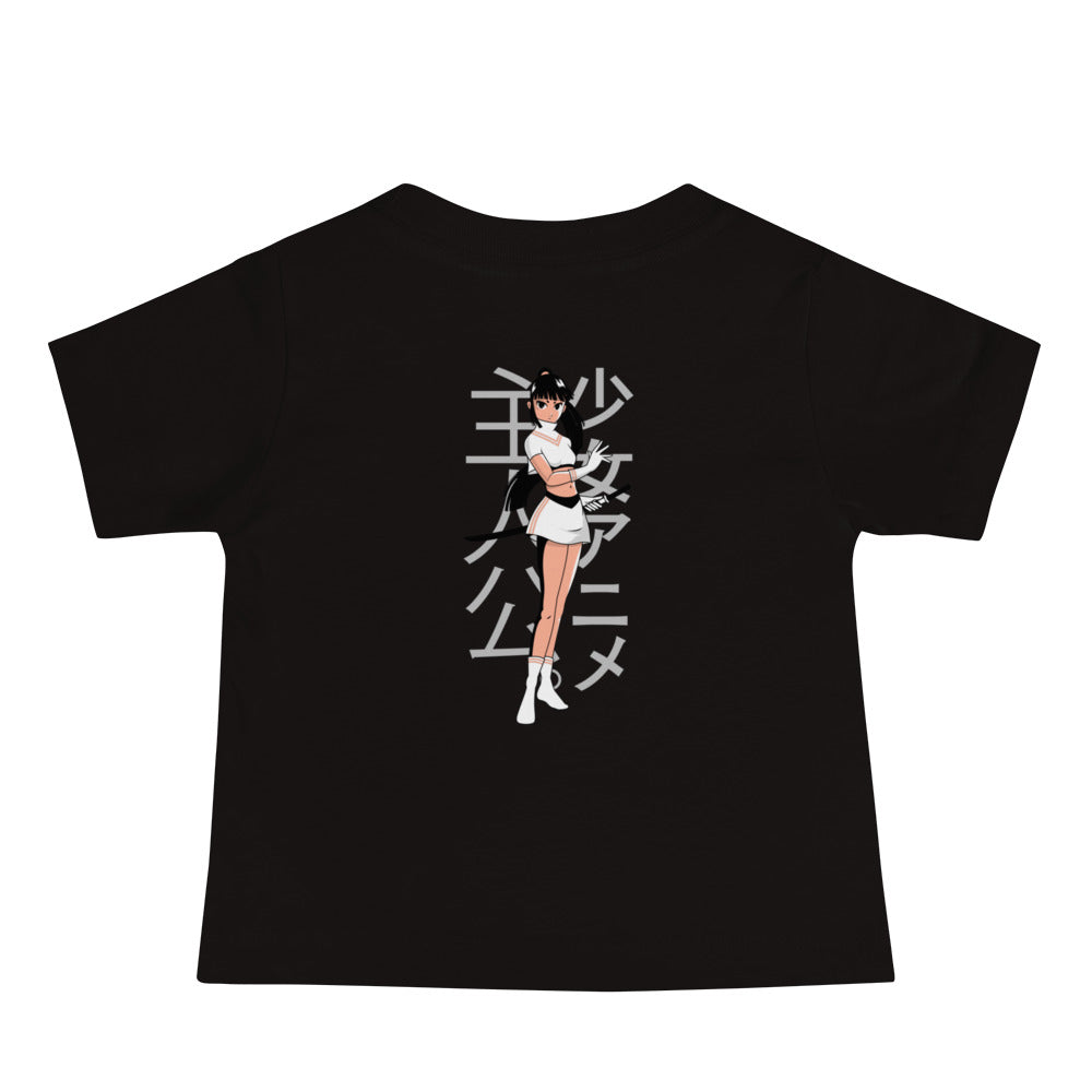 Magical girl V2 - Baby Jersey Short Sleeve Tee (back print)