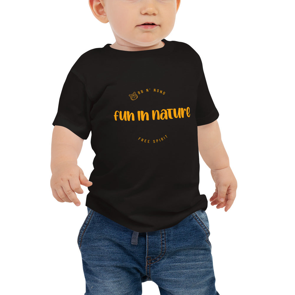 Fun in nature with logo - Baby Jersey Short Sleeve Tee