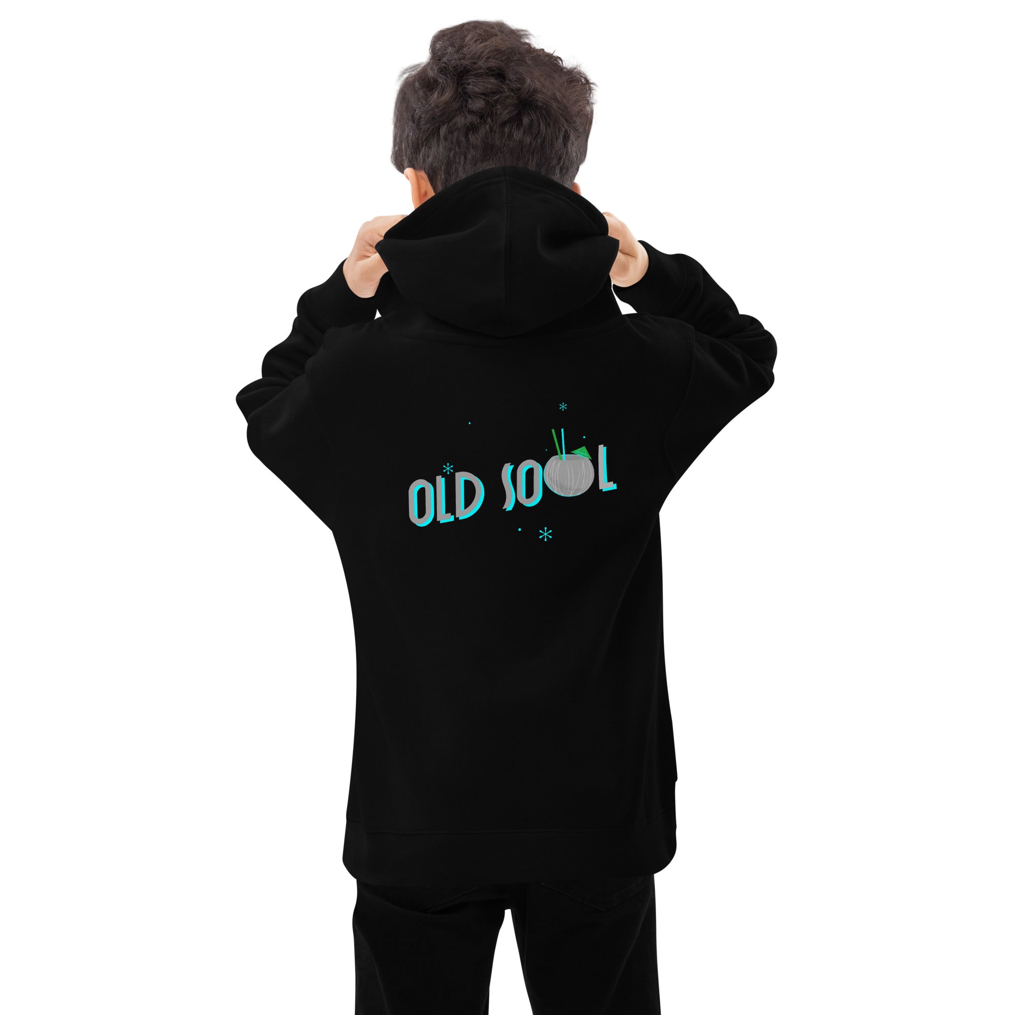Old Soul - Kids fleece hoodie (back print)