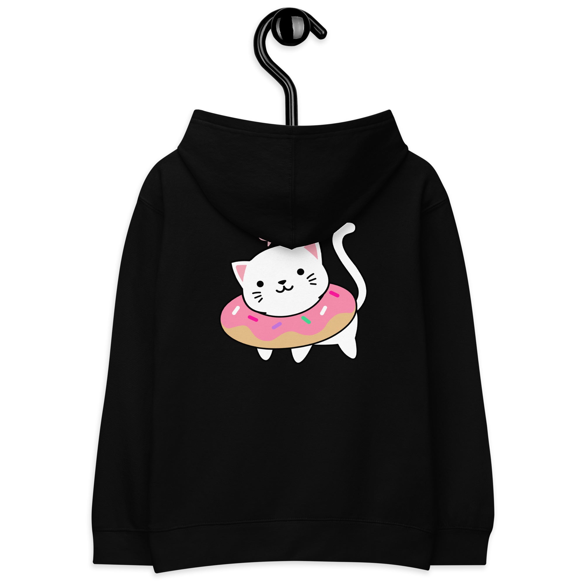 Meow V2 - Kids fleece hoodie (back print)