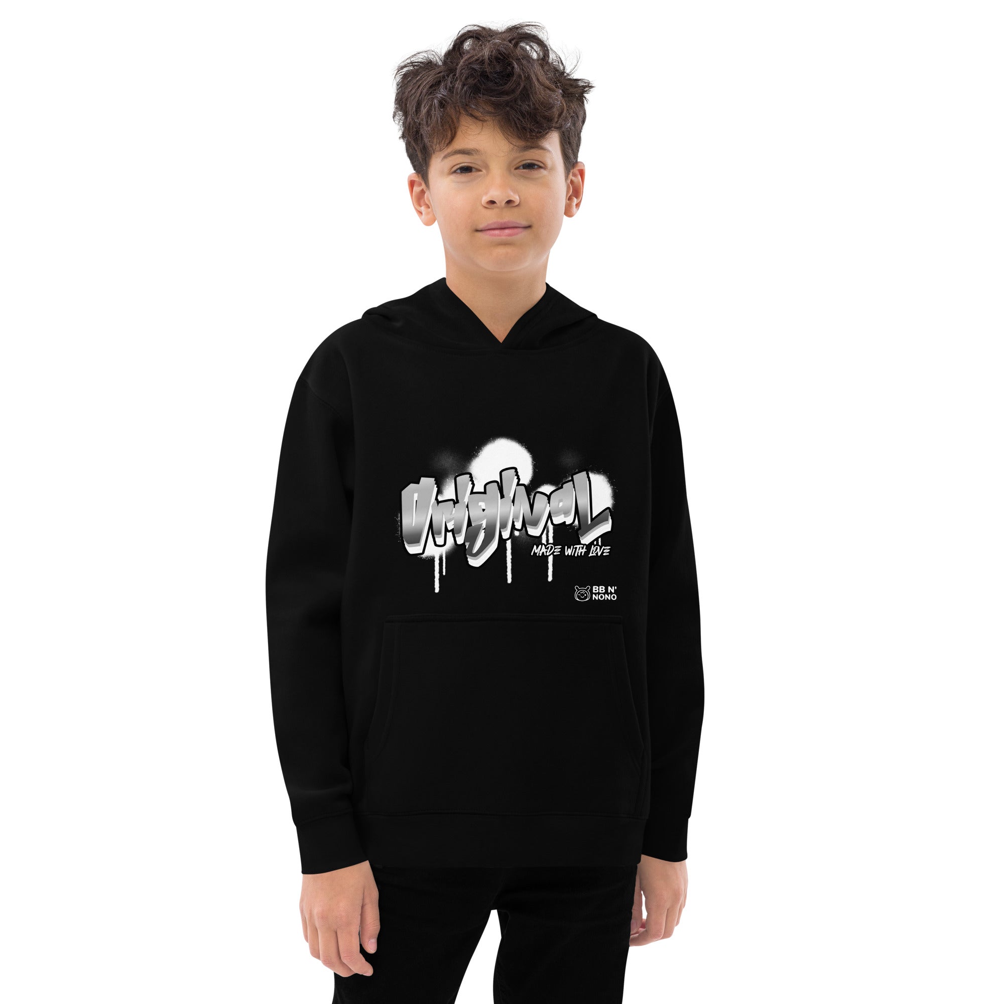 Original made with love - Kids fleece hoodie