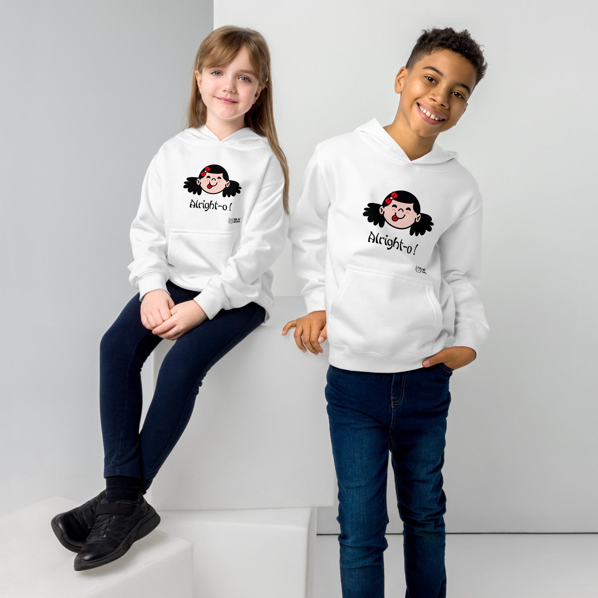 Alright-o! - Kids fleece hoodie