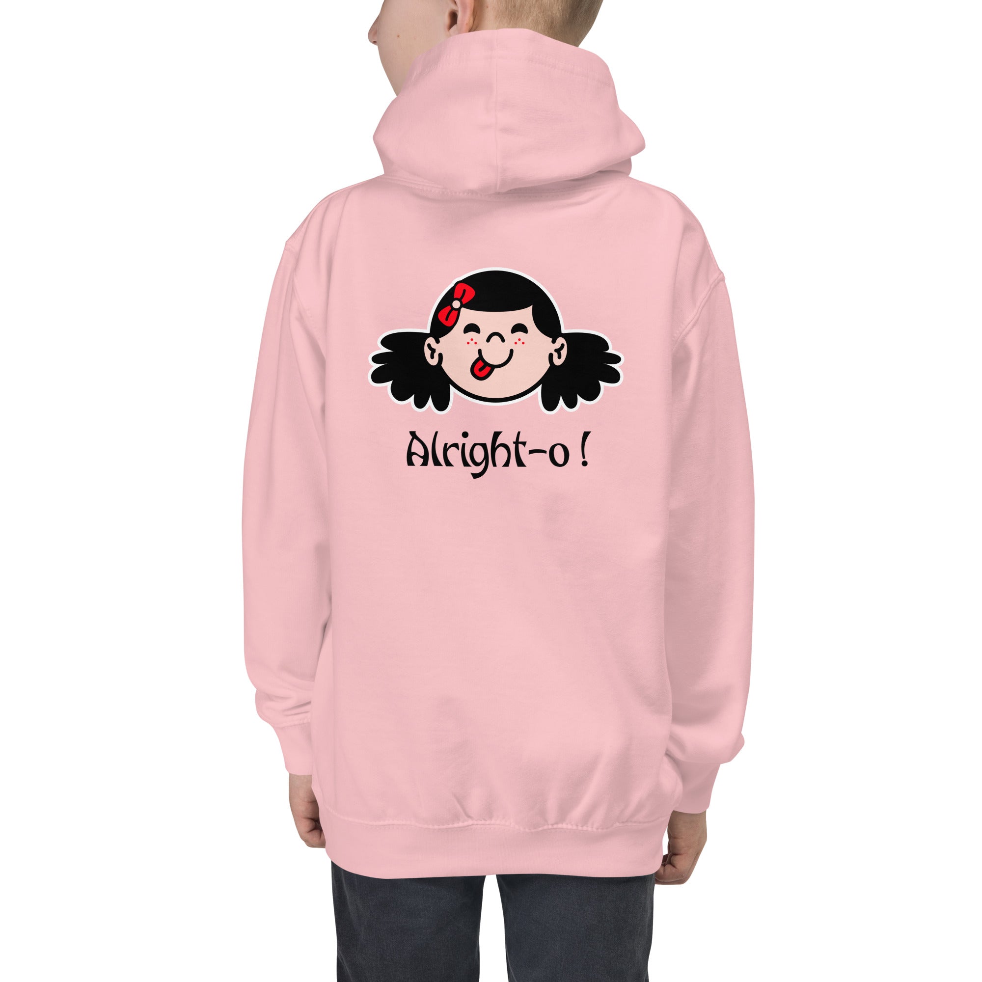 Alright-o! - Kids Hoodie (back print)
