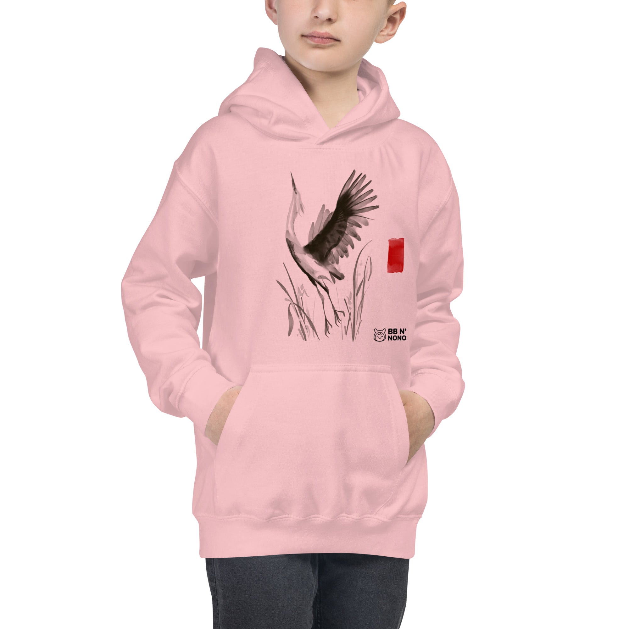 Sumi-e style - Kids Hoodie