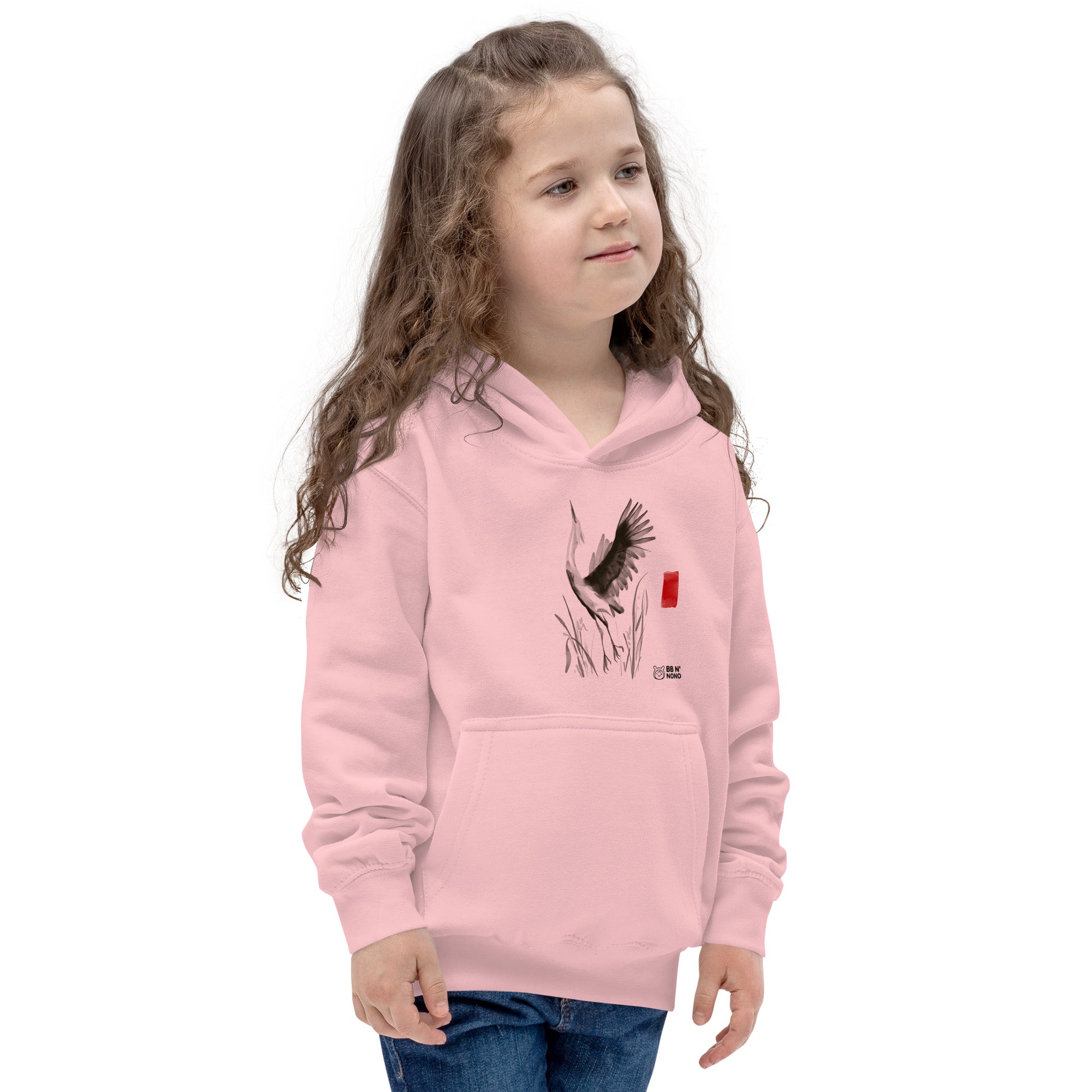 Sumi-e style - Kids Hoodie