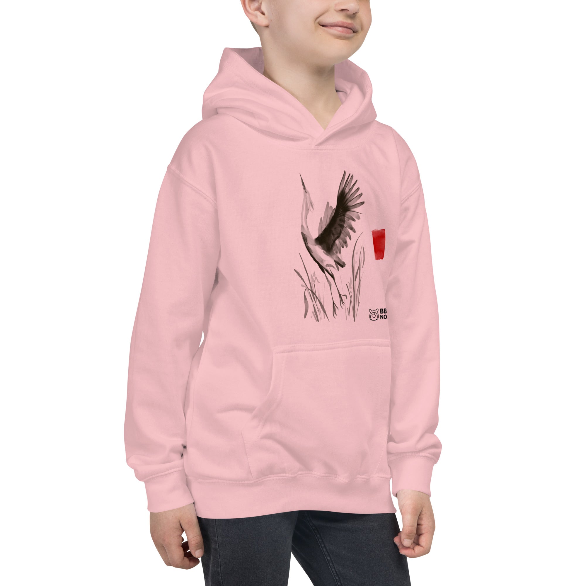 Sumi-e style - Kids Hoodie