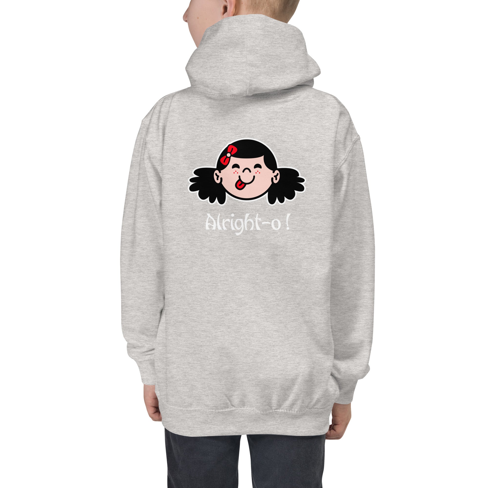 Alright-o! - Kids Hoodie (back print)