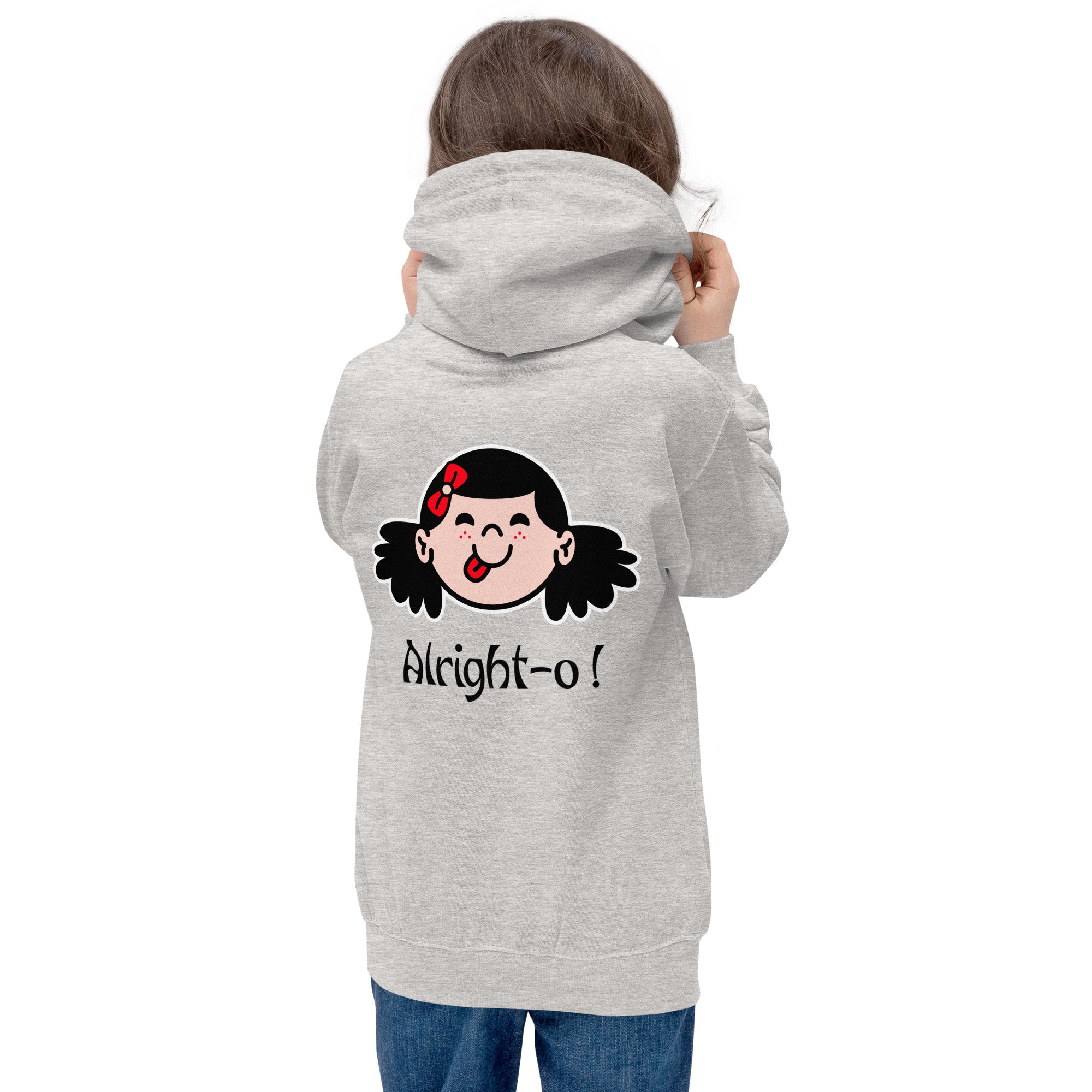 Alright-o! - Kids Hoodie (back print)