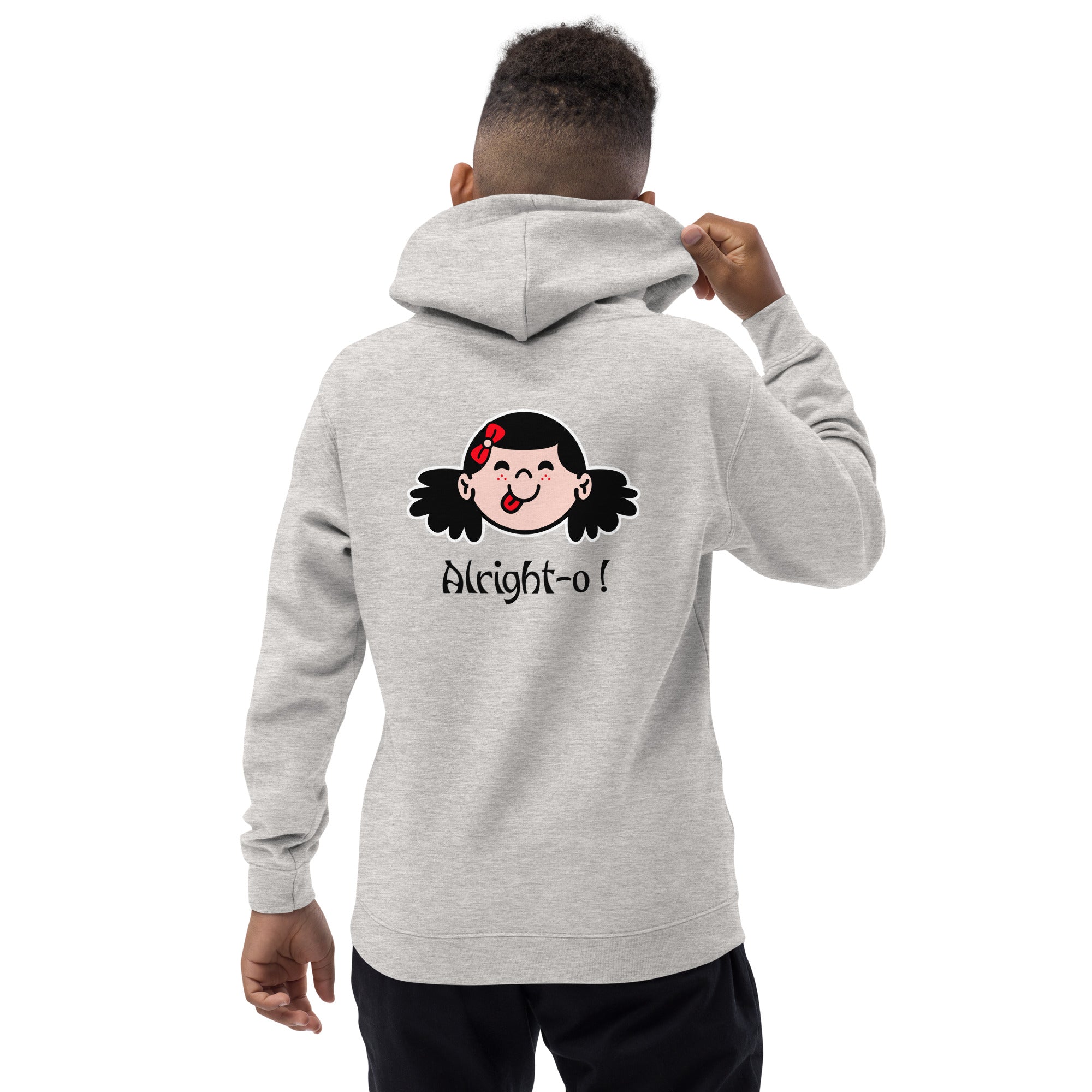 Alright-o! - Kids Hoodie (back print)