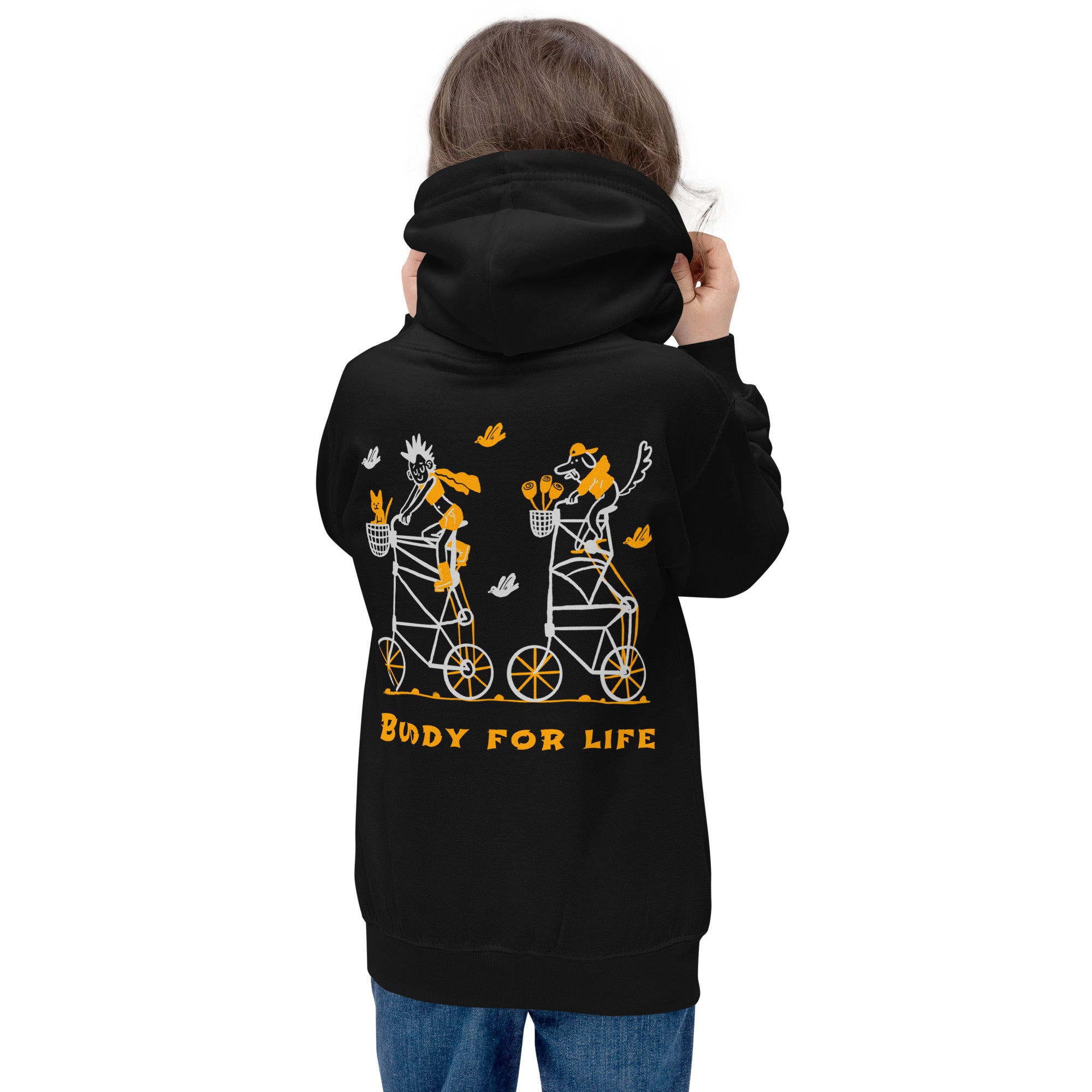 Buddy for life - Kids Hoodie (back print)