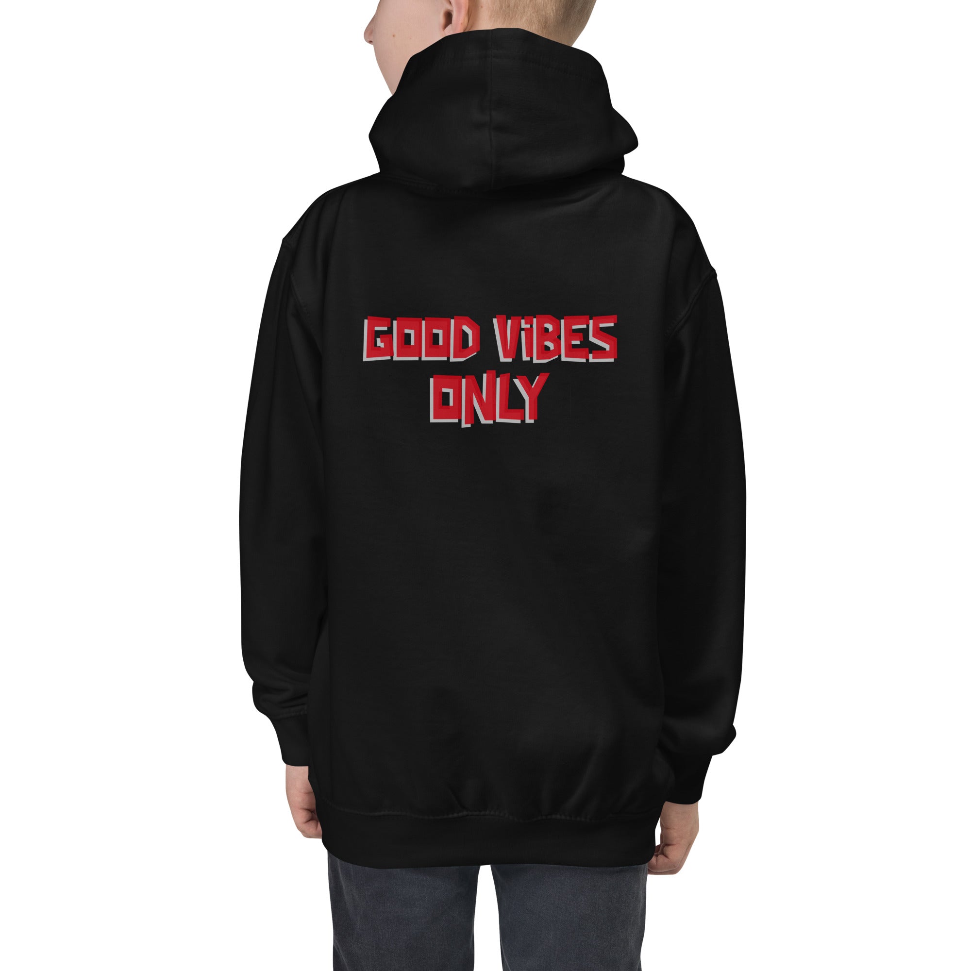 Good vibes only - Kids Hoodie (back print)