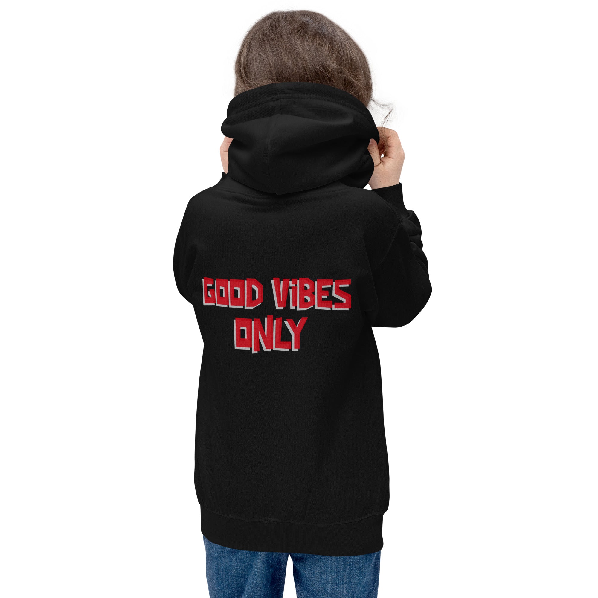 Good vibes only - Kids Hoodie (back print)