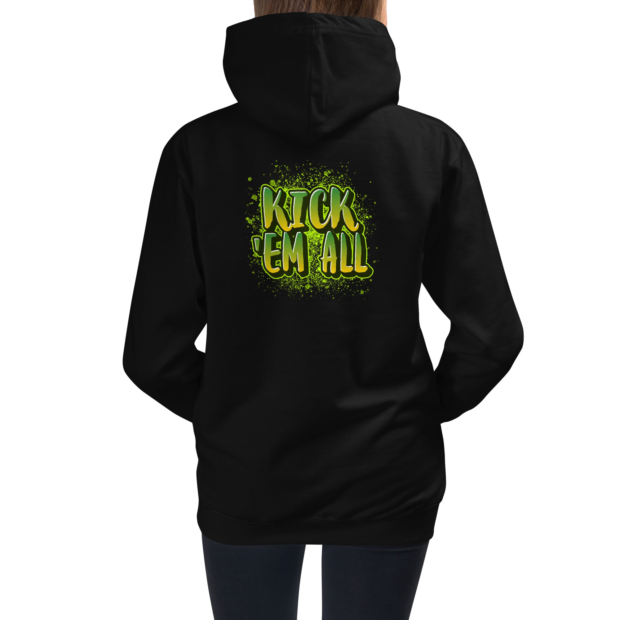 Kick'em all - Kids Hoodie (back print)