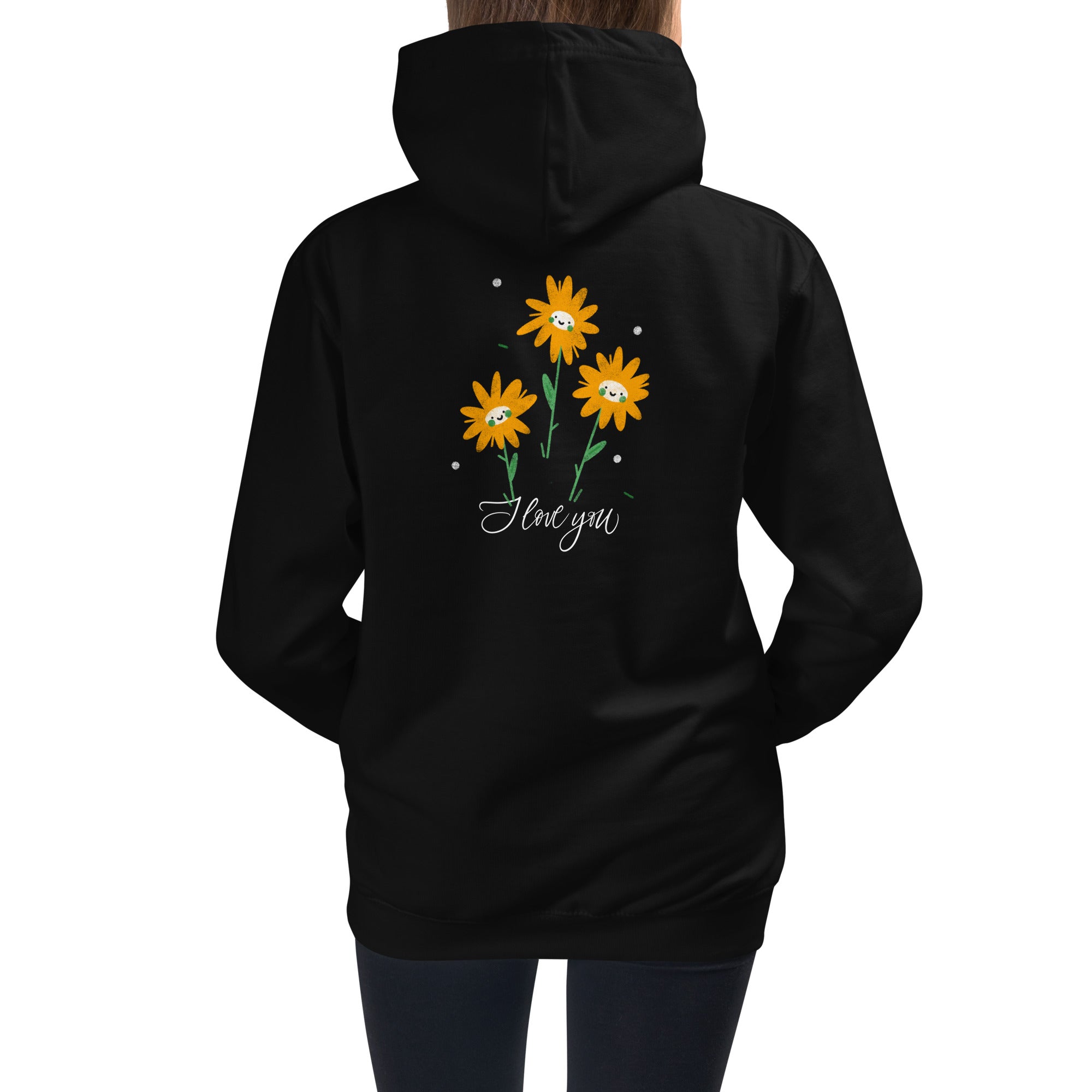 I love you - Kids Hoodie (back print)