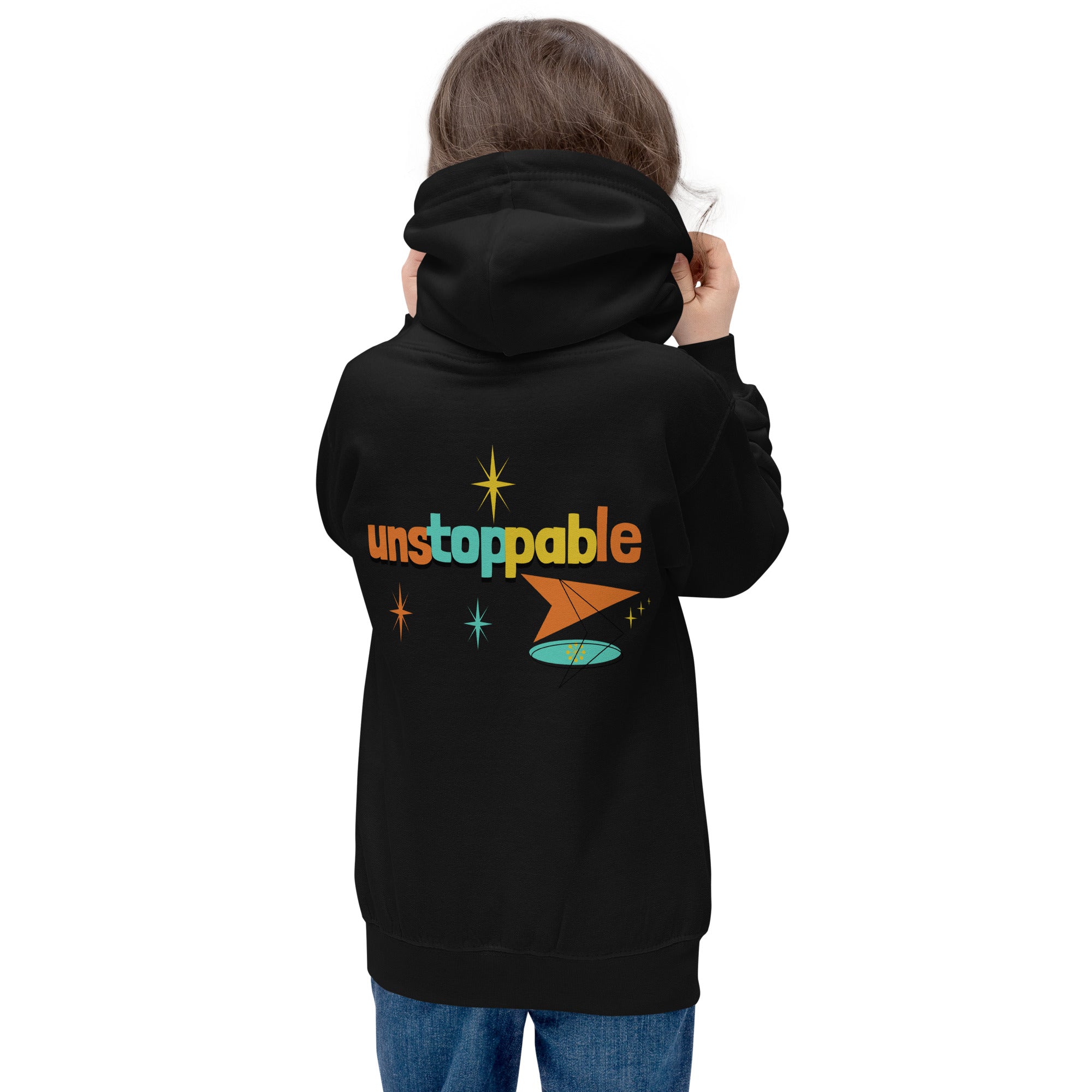 Unstoppable - Kids Hoodie (back print)