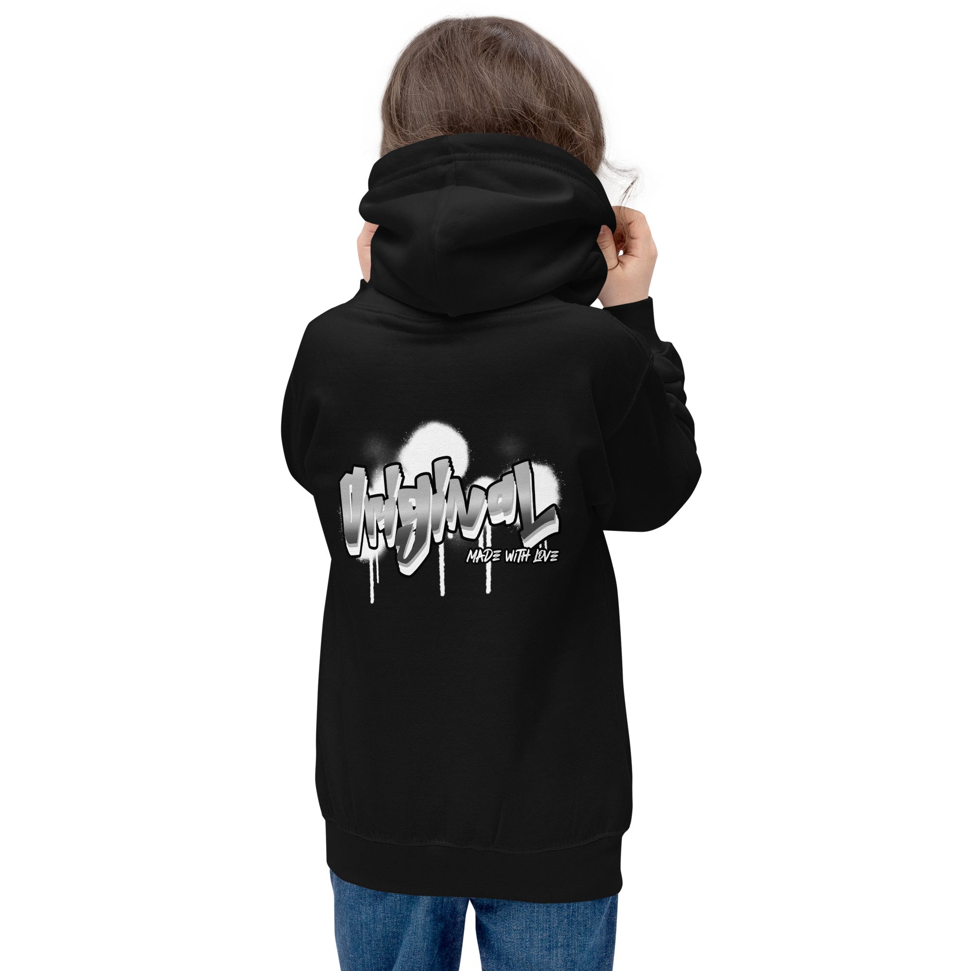 Original made with love - Kids Hoodie (back print)
