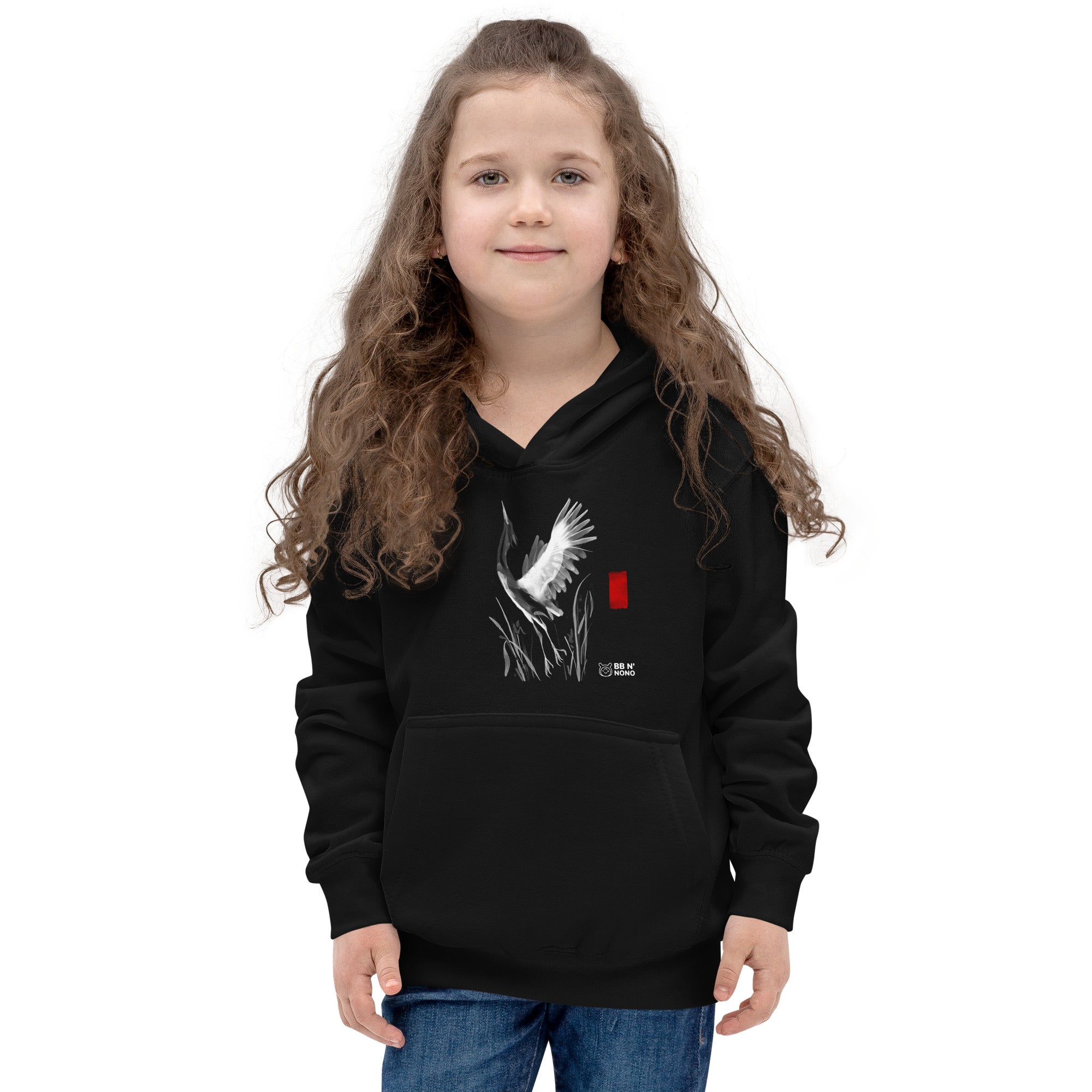 Sumi-e style - Kids Hoodie