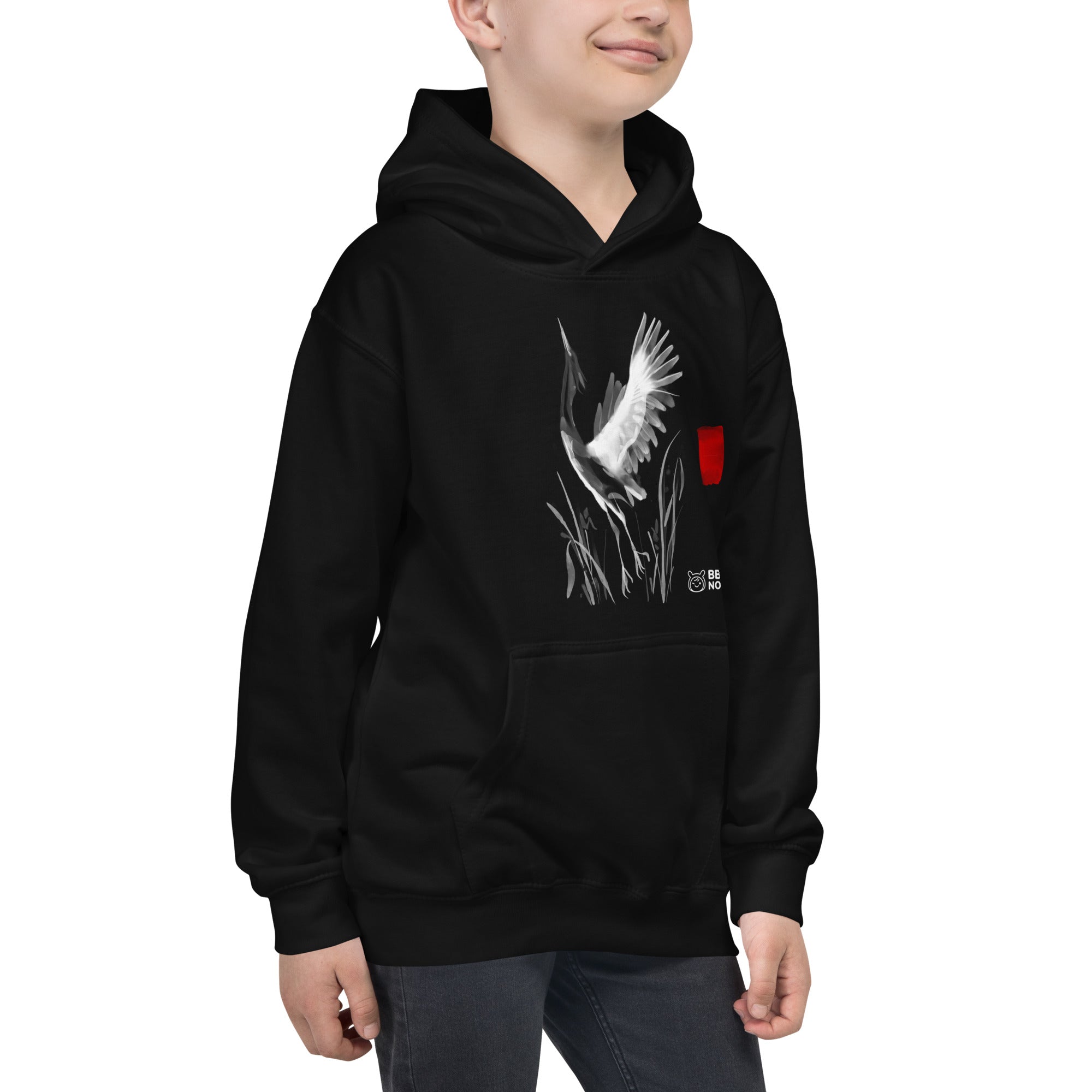 Sumi-e style - Kids Hoodie