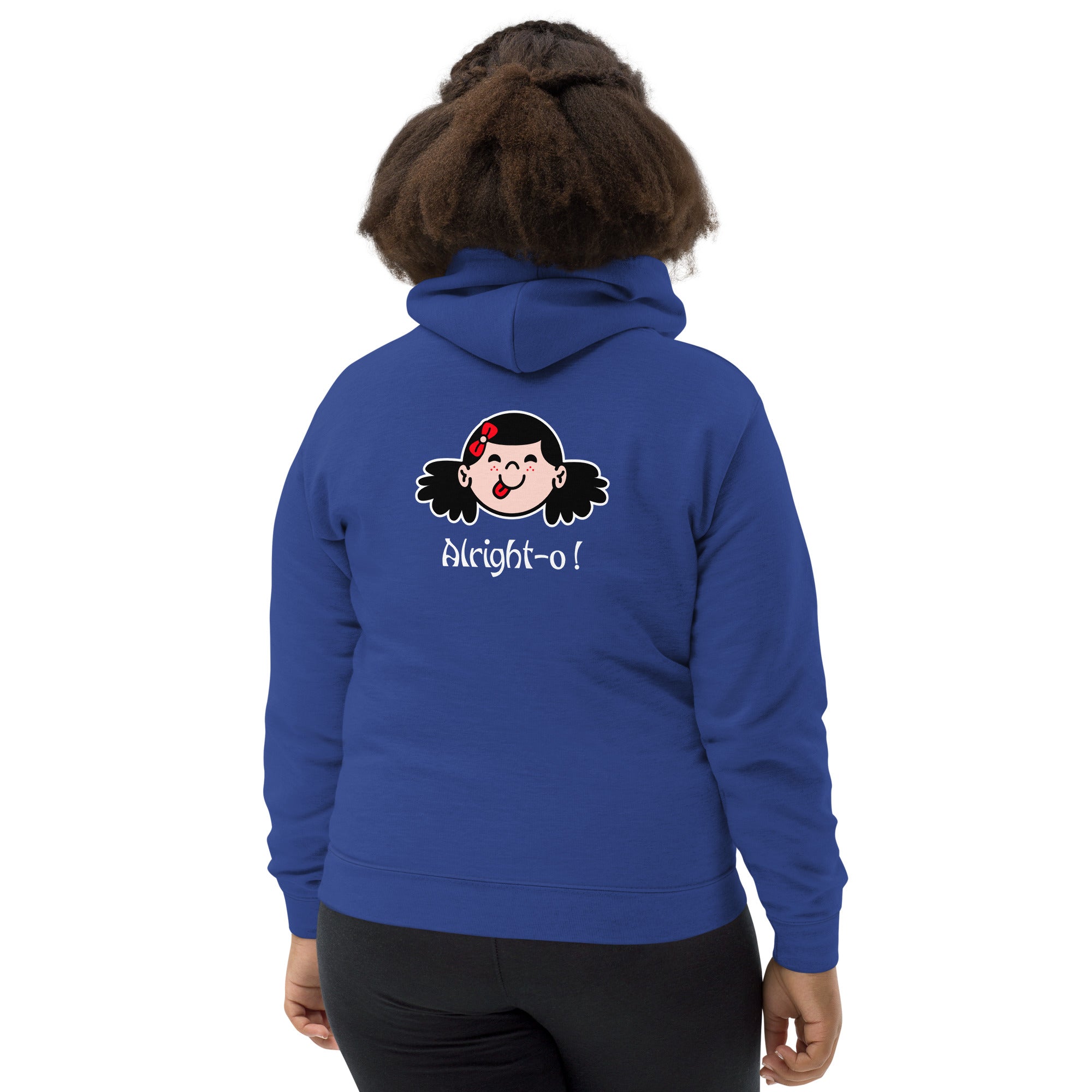 Alright-o! - Kids Hoodie (back print)