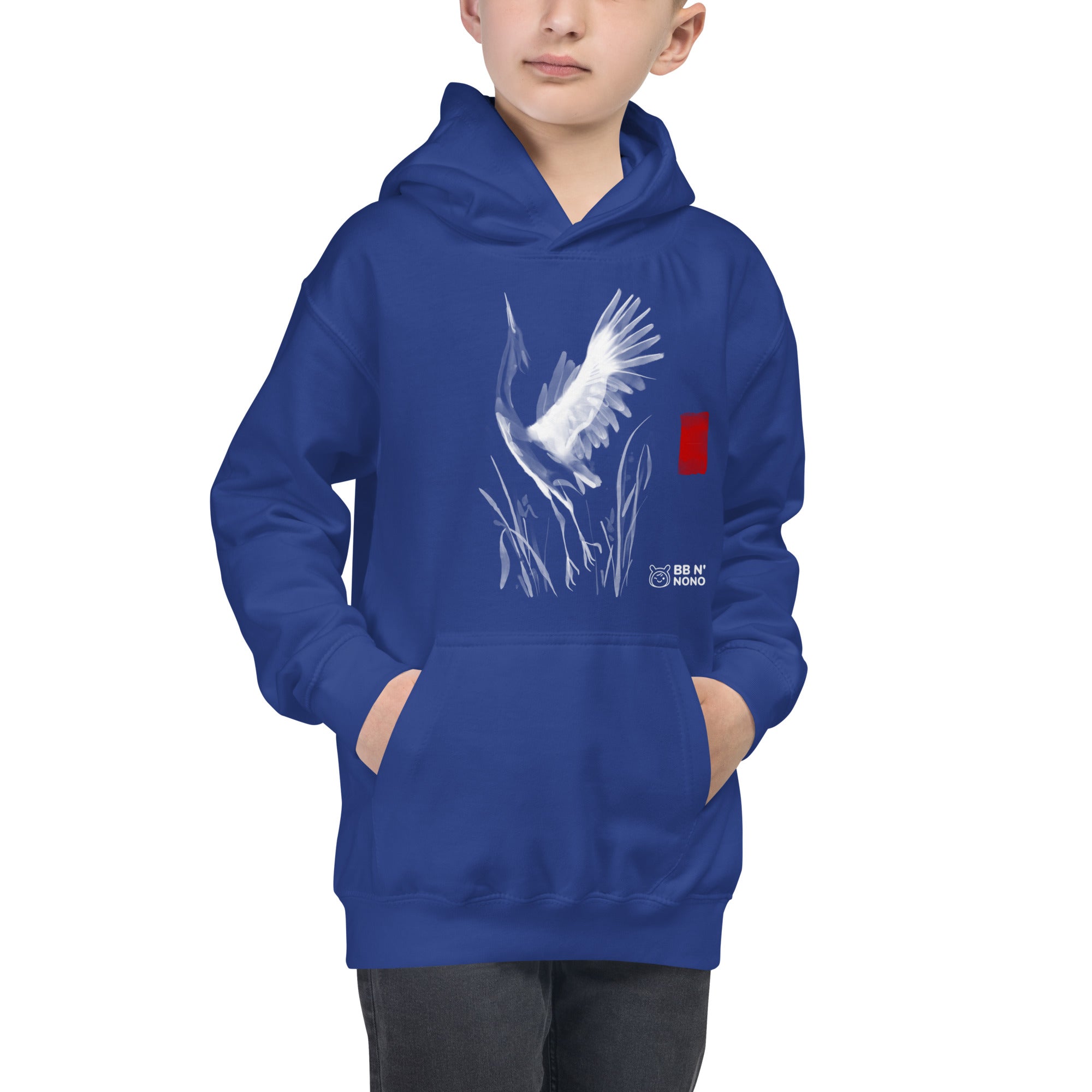 Sumi-e style - Kids Hoodie