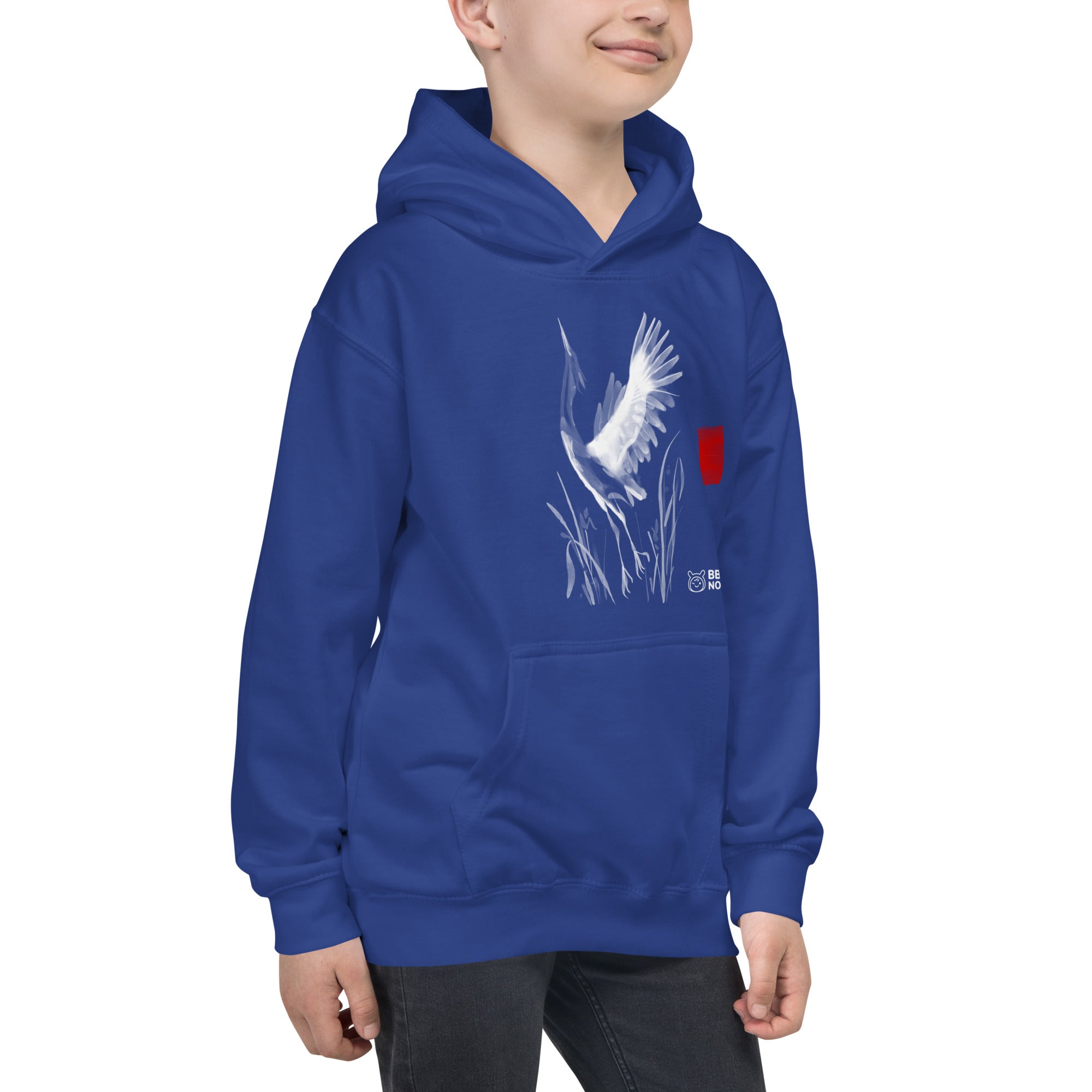 Sumi-e style - Kids Hoodie
