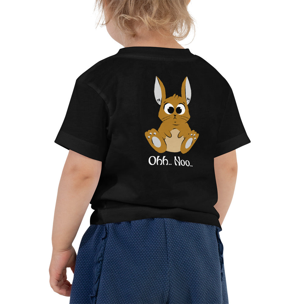 Ohh Noo - Toddler Short Sleeve Tee (back print)